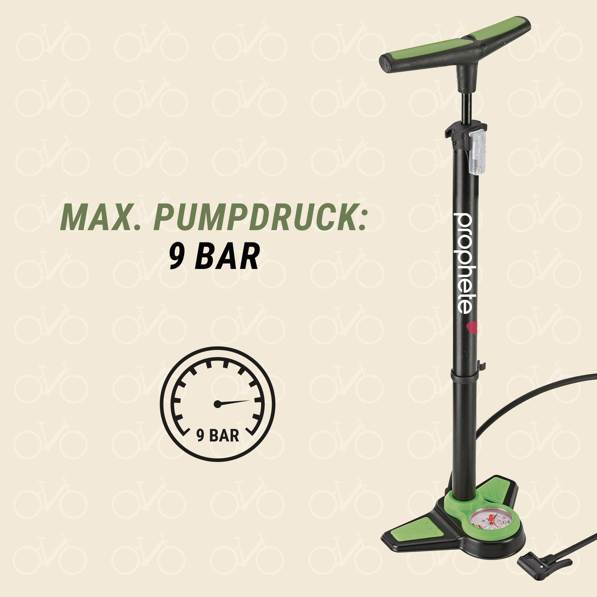Prophete Fahrradpumpe »Prophete Fahrradpumpe«