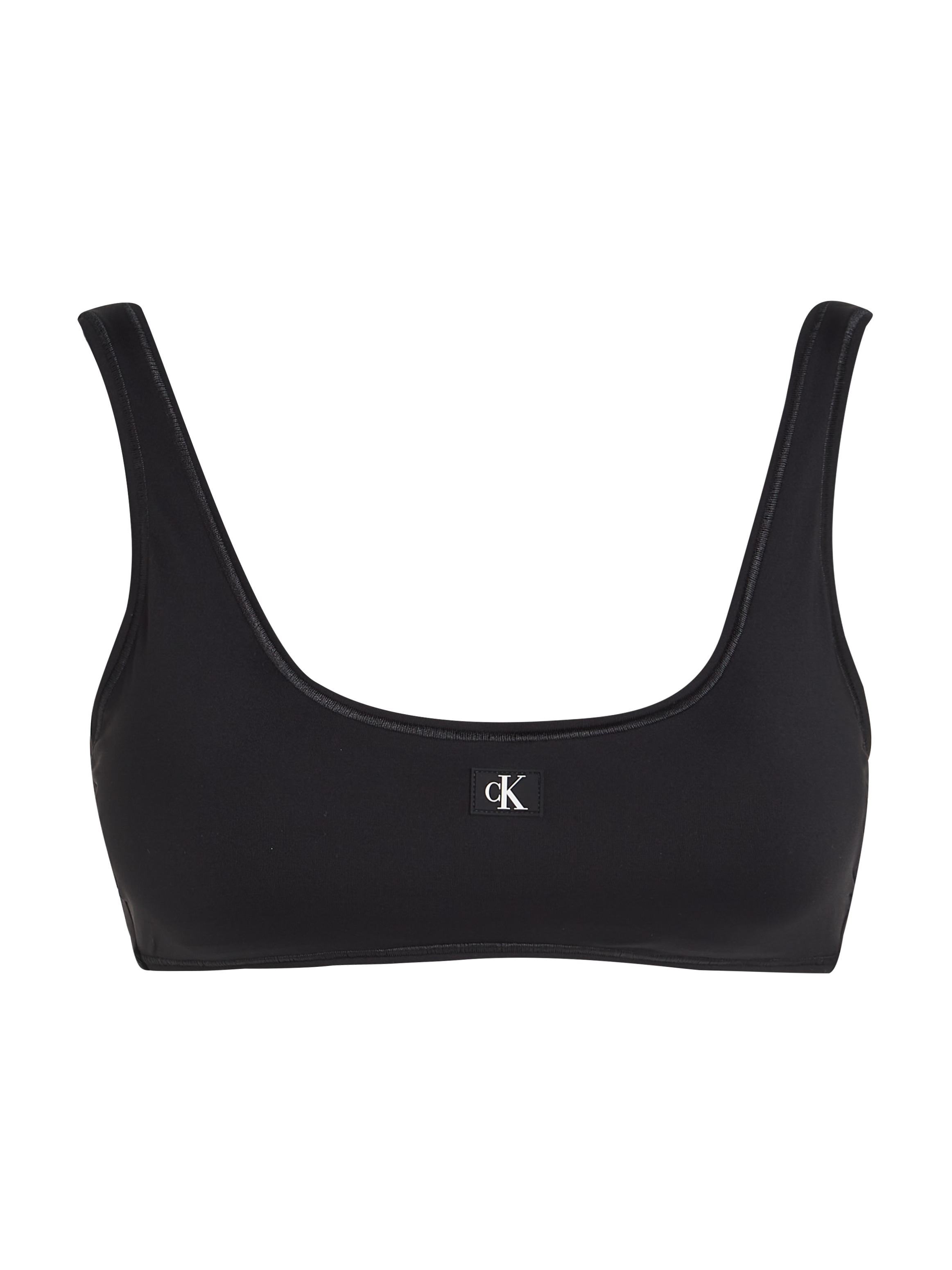 Calvin Klein Swimwear Bustier-Bikini-Top »BRALETTE-RP«, mit Logo-Patch
