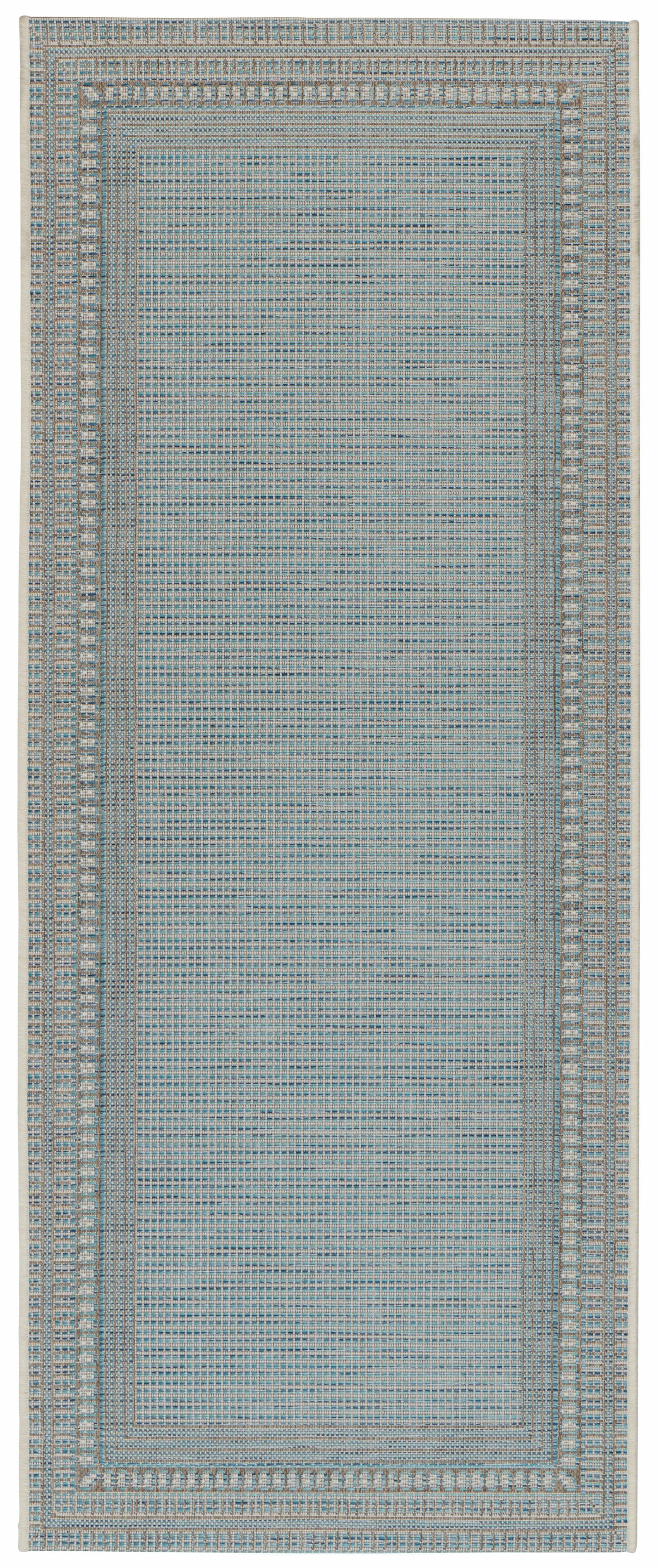 freundin Home Collection Läufer »Ocean«, rechteckig, 4 mm Höhe, In-und Outdoor geeignet, Strapazierfähig und pflegeleicht, Flachgewebe