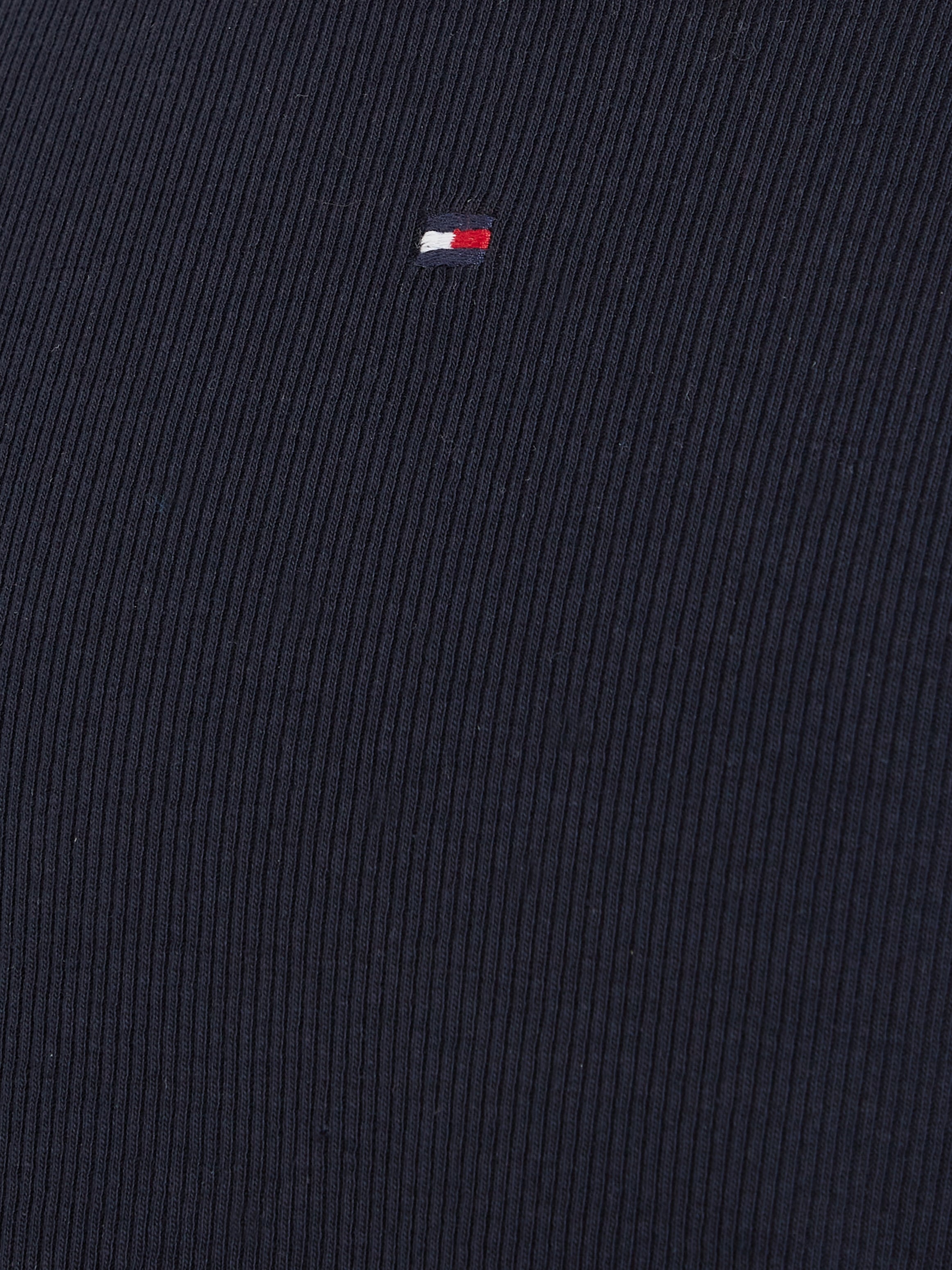 Tommy Hilfiger Langarmshirt »ESSENTIAL RIB TOP L/S«, mit Babylock Saum