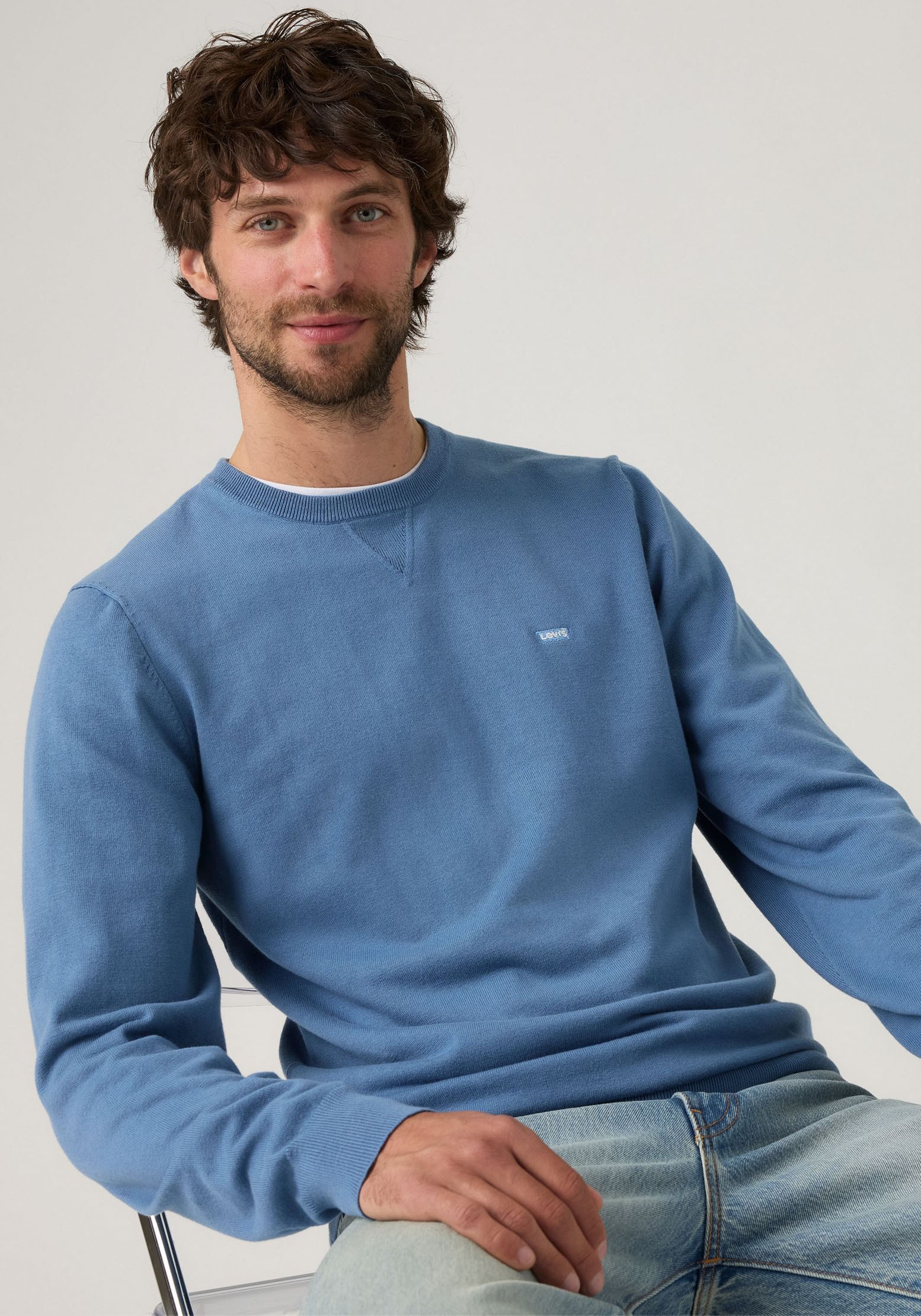 Levi's® Rundhalspullover »LIGHTWEIGHT HM SWEATER«