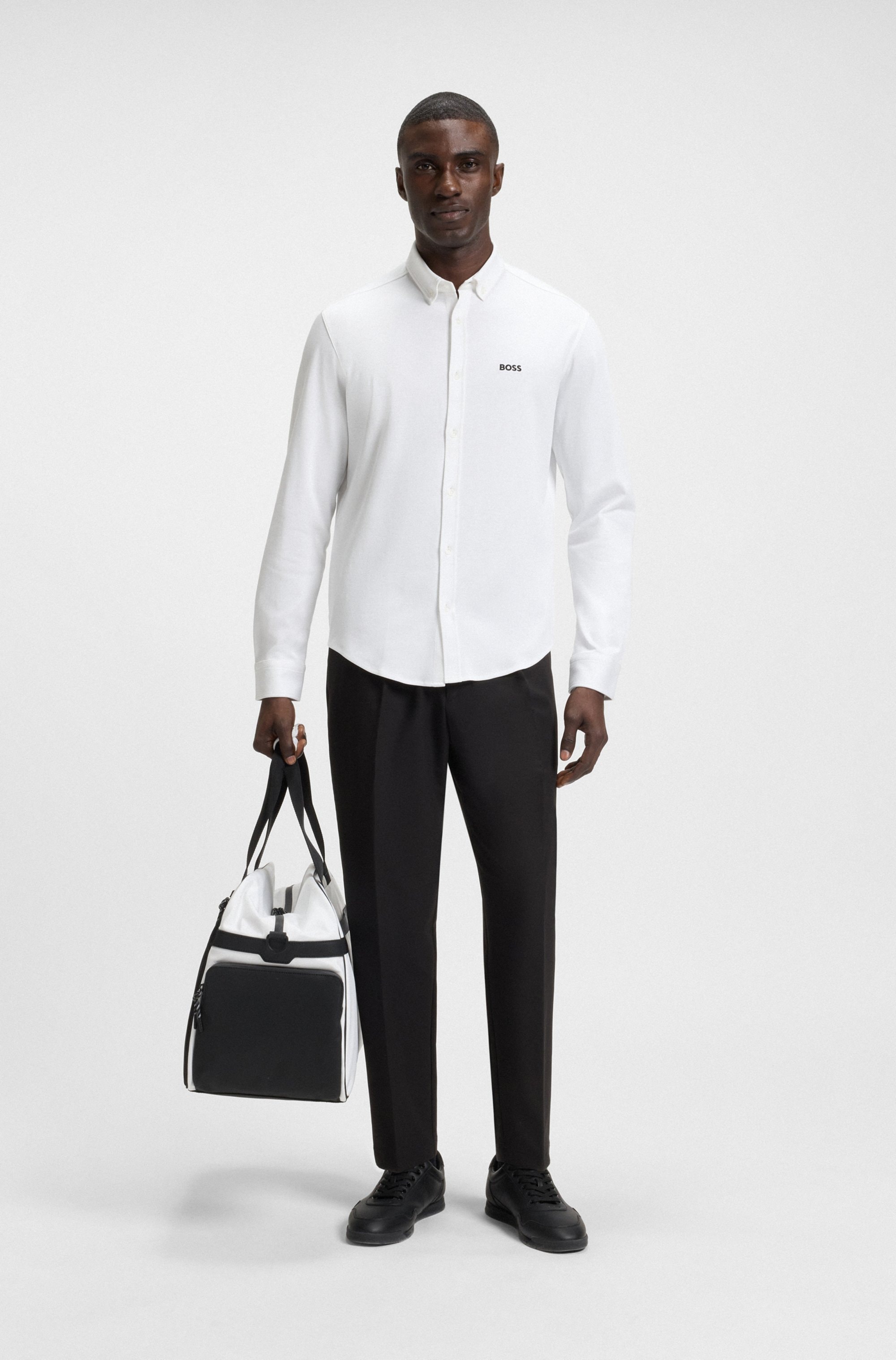 BOSS GREEN Langarmhemd »B Motion L« softe Baumwolle, Vier-Wege-Stretch, knitterfrei