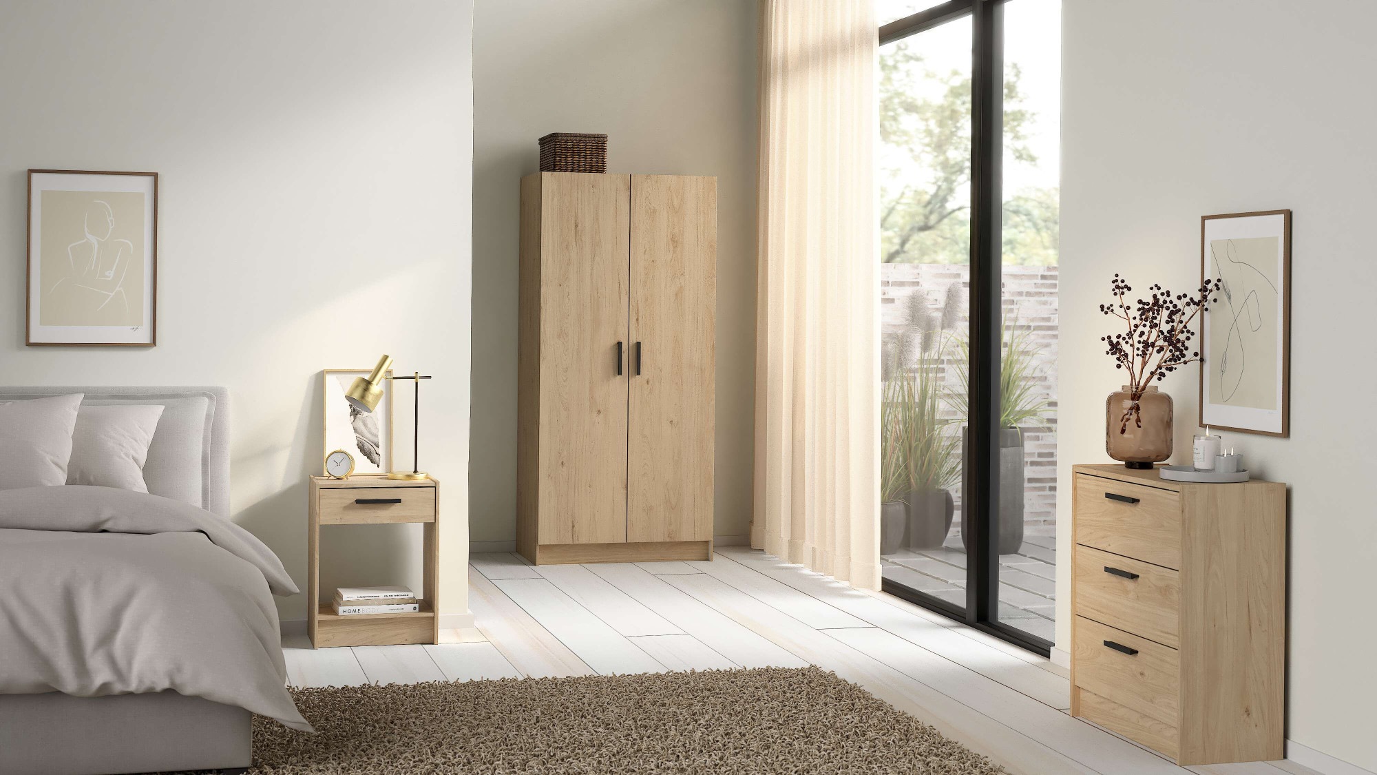 INOSIGN Schlafzimmer-Set »Escape für Schlafzimmer, Jugendzimmer«, (Set, 3 t günstig online kaufen