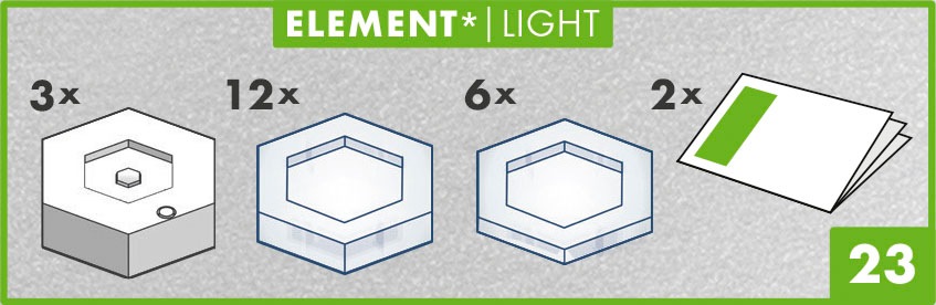 Ravensburger Kugelbahn-Bausatz »GraviTrax POWER Element Light«, Made in Europe