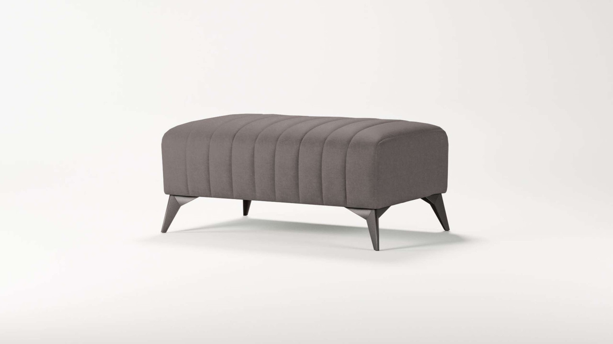 Home affaire Polsterhocker »MATTHEW Sitzhocker, Maße B/T/H: B/T/H: 90/60/43 cm« Steppung