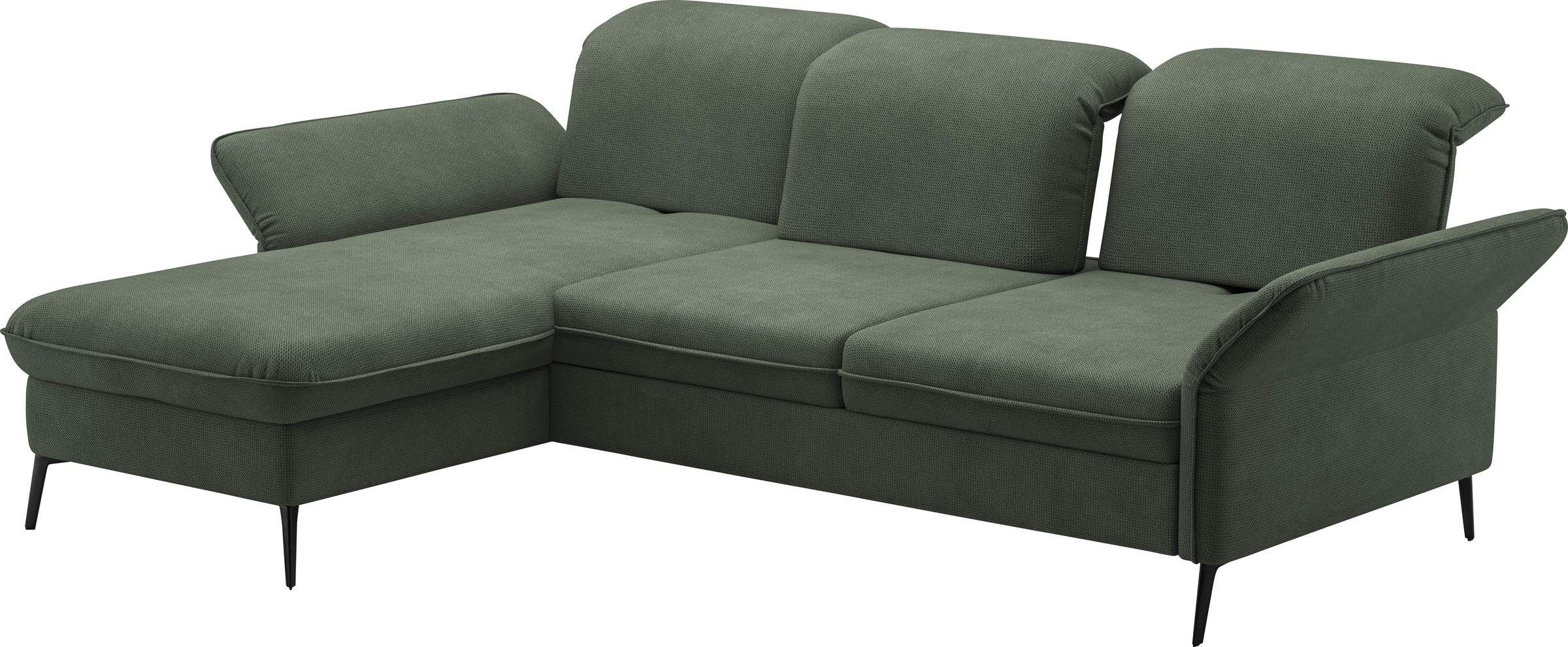sit&more Ecksofa »Emely«, mit Sitztiefenverstellung optional mit Bettfunktion und Bettkasten