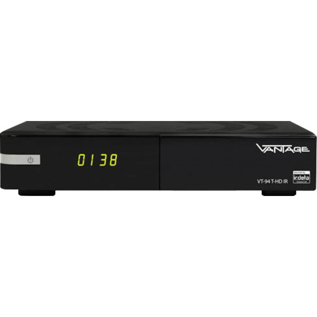 Vantage SAT-Receiver »VT-94 U«, (LAN (Ethernet) Software Update über USB-EPG (elektronische Programmzeitschrift)-USB PVR Ready-Kindersicherung-Installations-Assistent-Videotext-Videotextuntertitel)