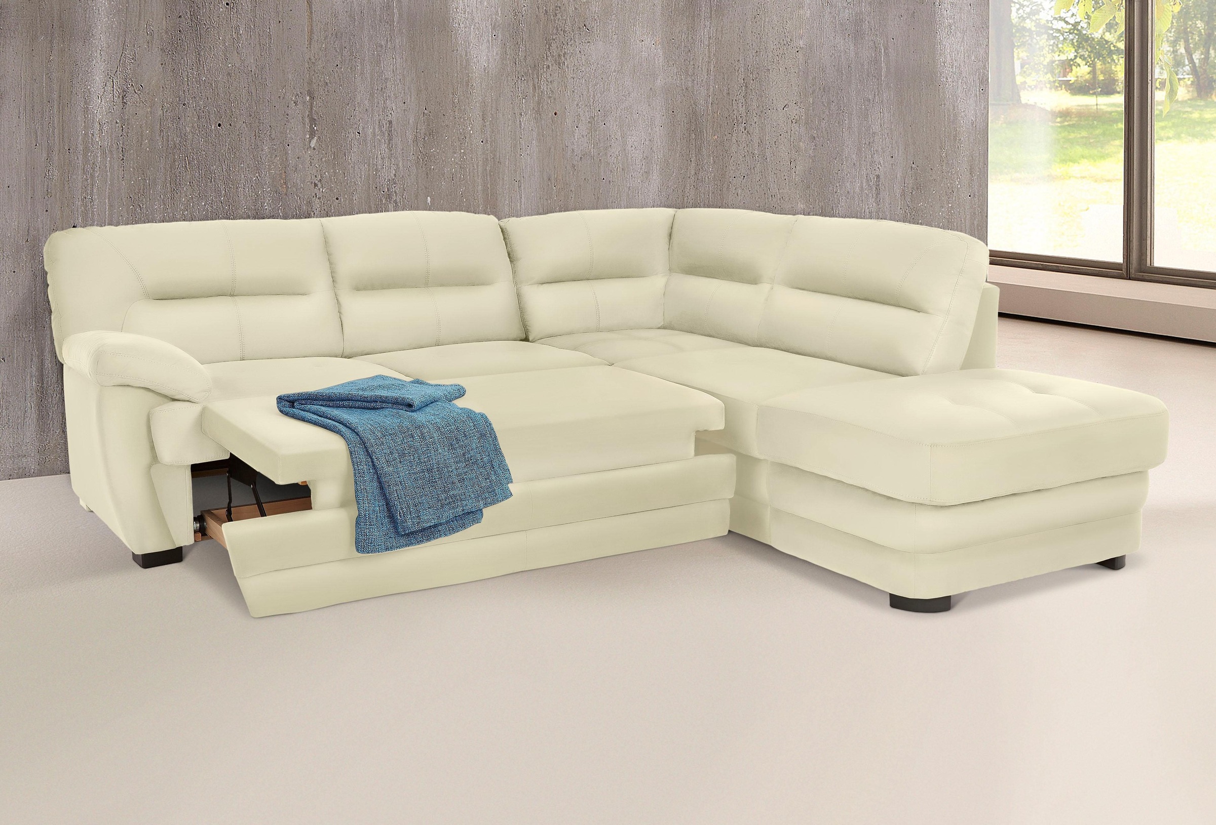 COTTA Ecksofa »Royale L-Form«, wahlweise mit Bettfunktion günstig online kaufen