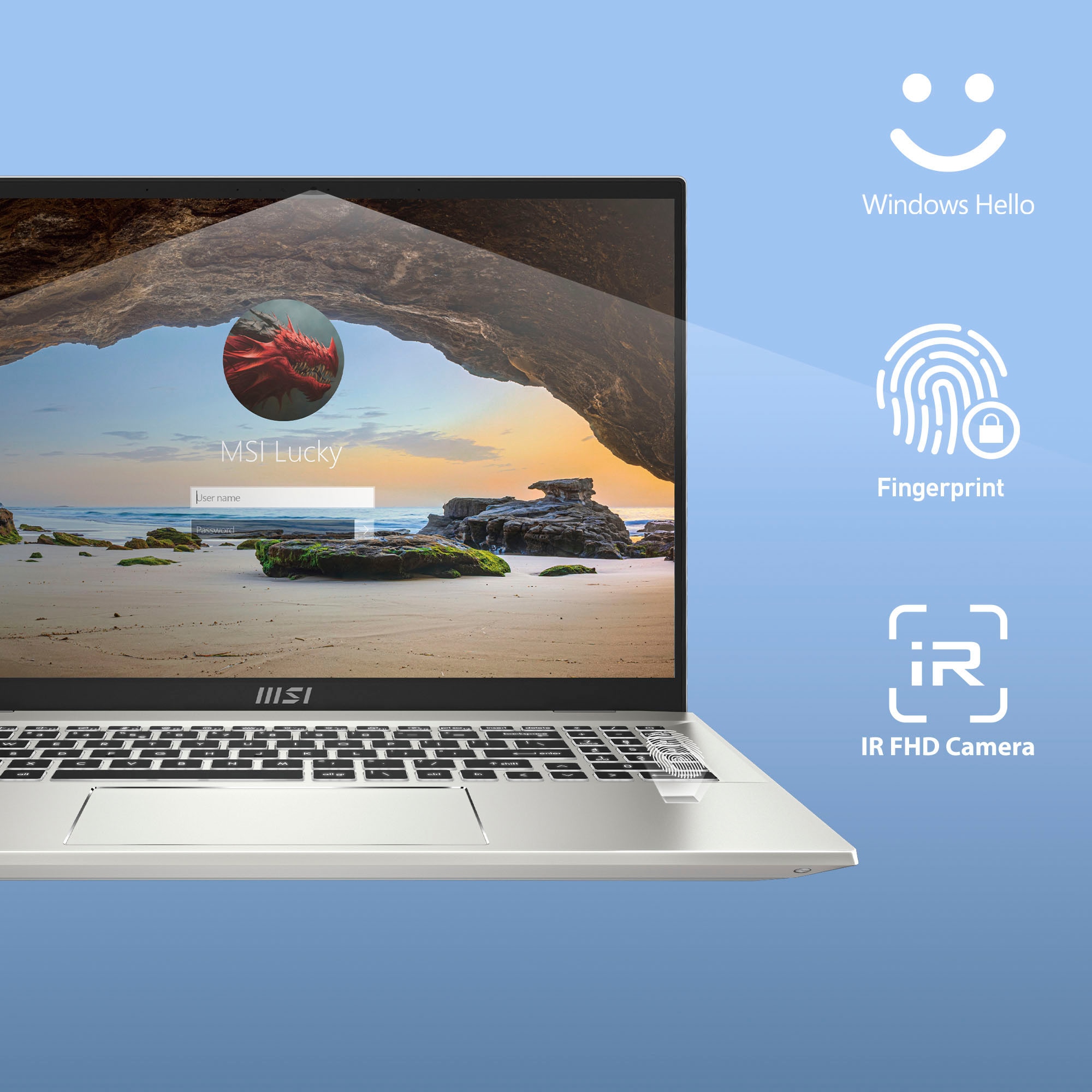 MSI Gaming-Notebook »Prestige 16 Evo A13M-275«, 40,6 cm, / 16 Zoll, Intel, Core i7, Iris Xe Graphics, 1000 GB SSD