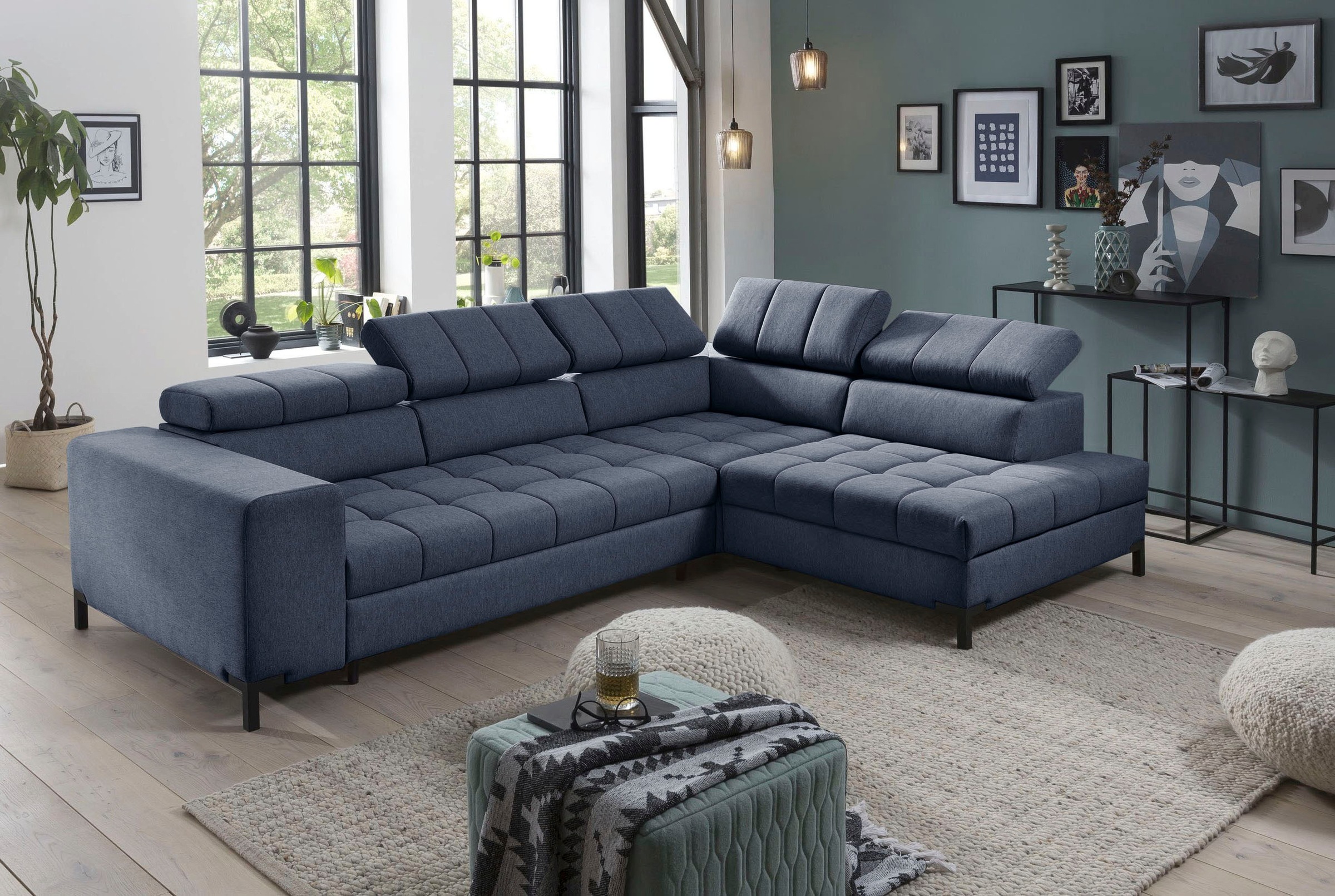 exxpo - sofa fashion Ecksofa »Bocco, hochwertige Verarbeitung, toller Sitzk günstig online kaufen