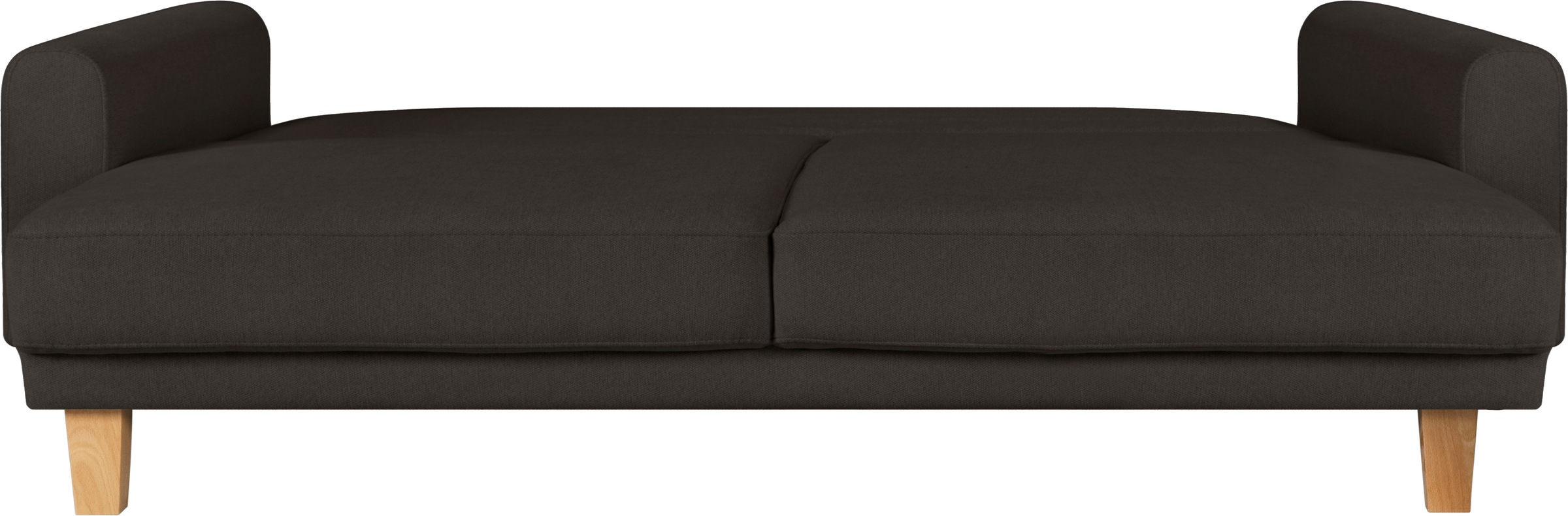 Home affaire 3-Sitzer »TRIPLO optionale Schlafsofa mit Bettkasten, Maße B/T/H: 215/100/89 cm«, Wahlweise Bettfunktion - Liegefläche 145x191 cm, Rücken-, Zierkissen