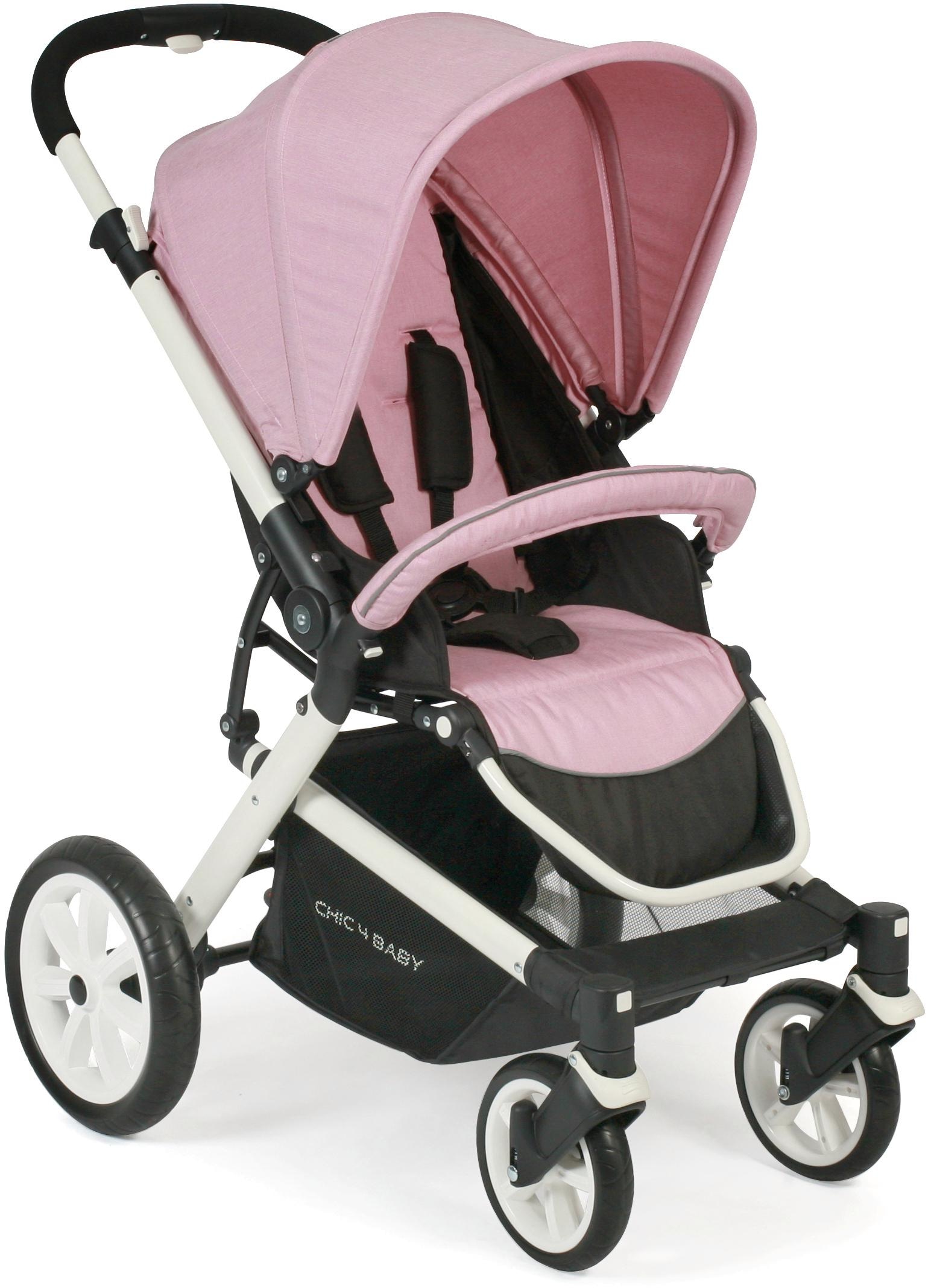 CHIC4BABY Sport Kinderwagen Boomer rosa mit schwenk und feststellbaren Vorderradern Kinderwagen Buggy Sportwagen Kinder Buggy Kinderbuggy online kaufen Quelle