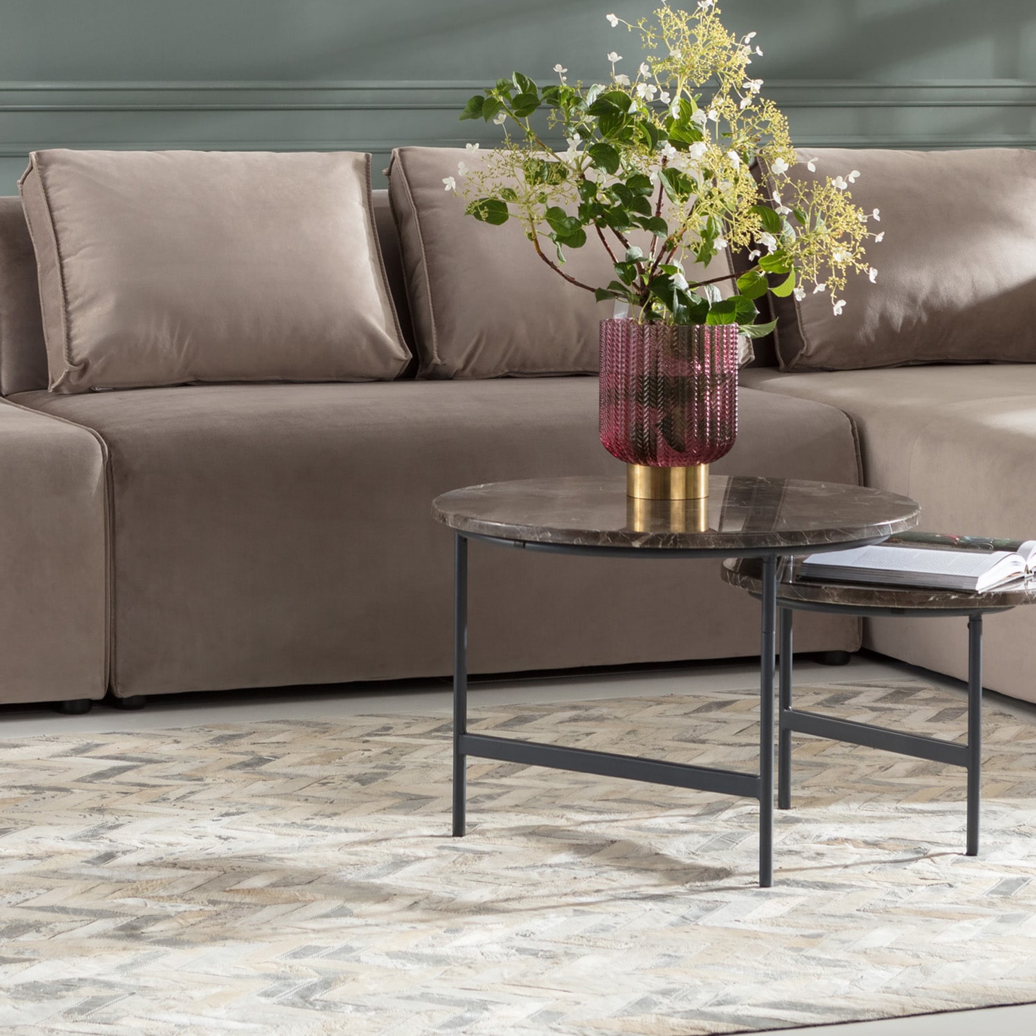 Kare Design Dekovase »Barfly« Berry oder Dark Green