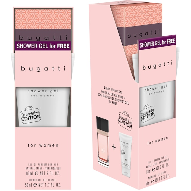 bugatti Eau de Parfum »bugatti Eleganza EdP 60 ml + (gratis) Duschgel 50 ml  Bundle«, (2 tlg.) im Online-Shop kaufen