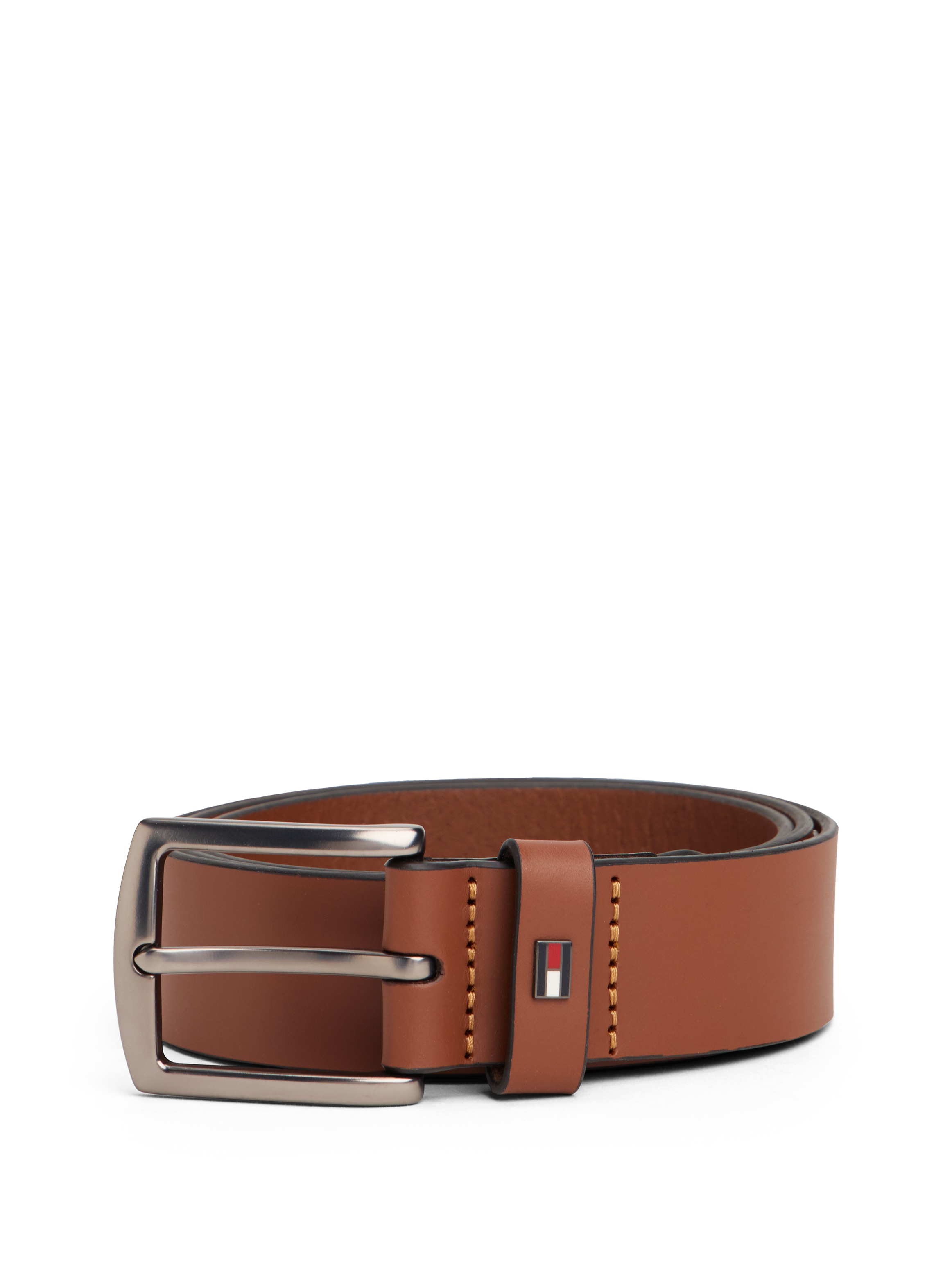 Tommy Hilfiger Ledergürtel »DENTON 3.5 EXT«, Einfachdornschließe, Metalllogo