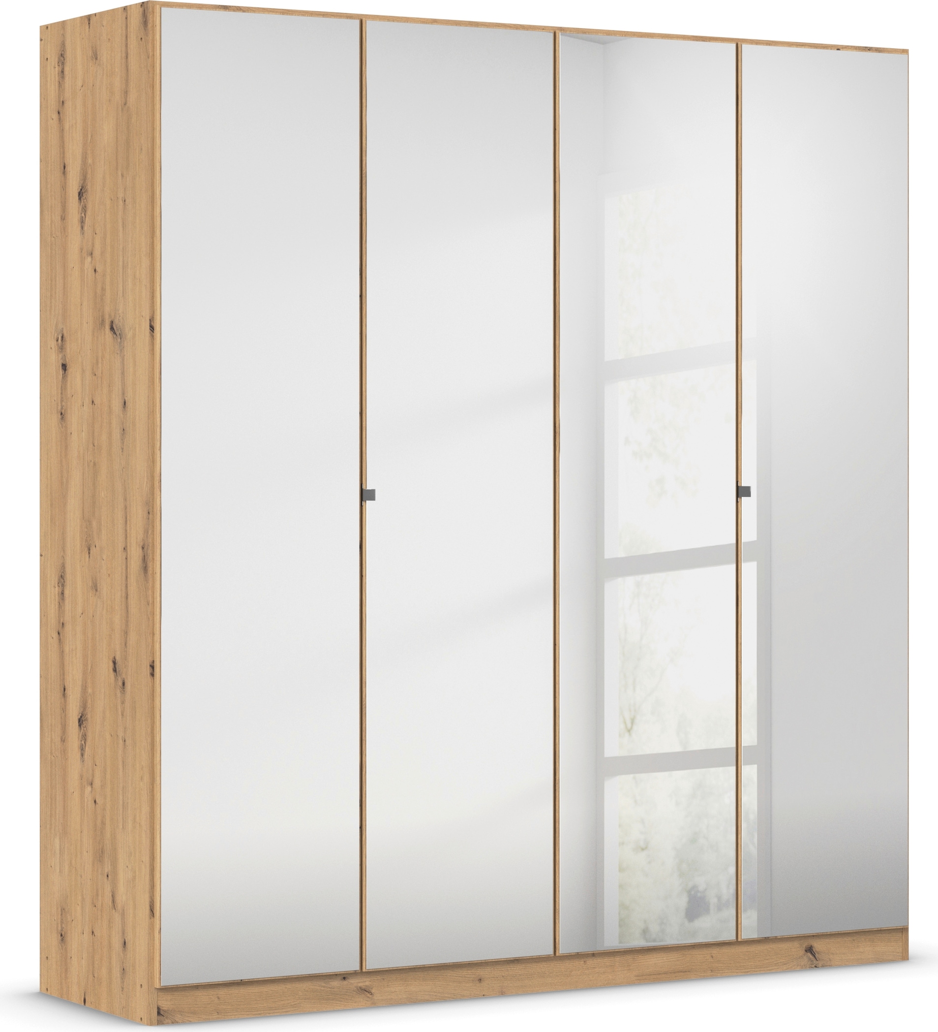 rauch Drehtürenschrank "Reflect", mit Spiegelfront, inkl. praktischer Innen günstig online kaufen