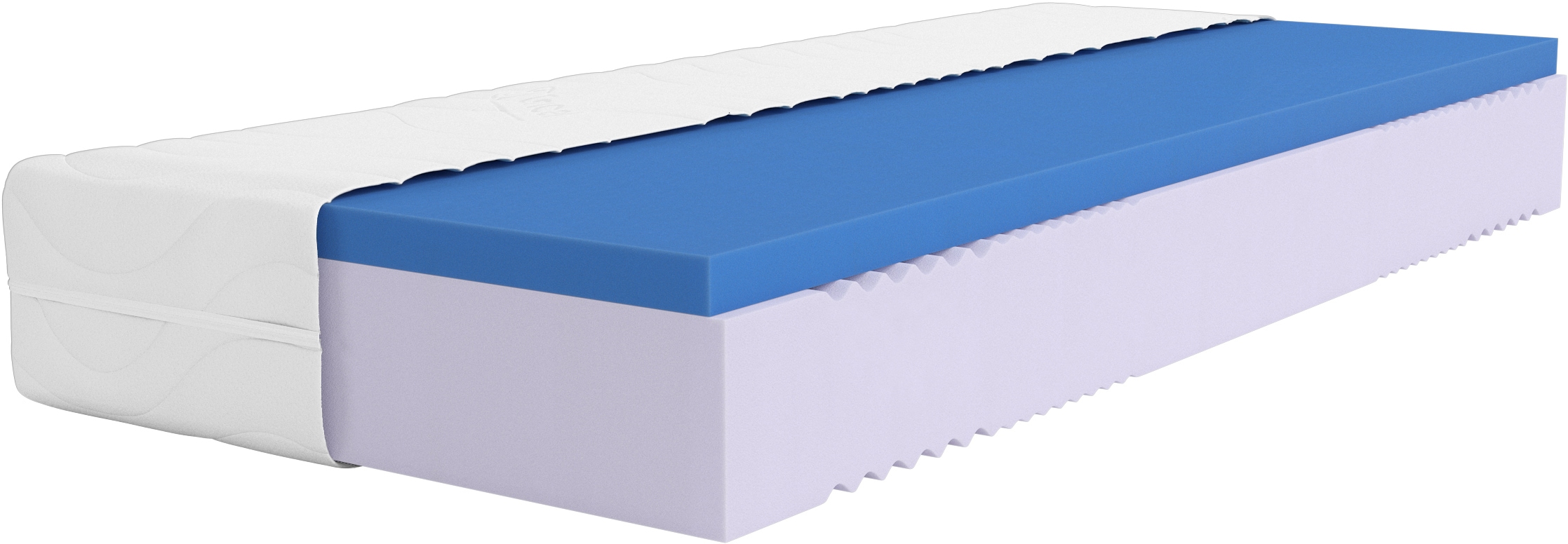 Älgdröm Komfortschaummatratze »NEUHEIT: Lasse PREMIUM, mit integriertem Gelschaumtopper, atmungsaktiv«, 28 cm hoch, (1 St., 1-tlg.), 7 Zonen Matratze, in 90x200 cm & weitere Größen, ergonomisch