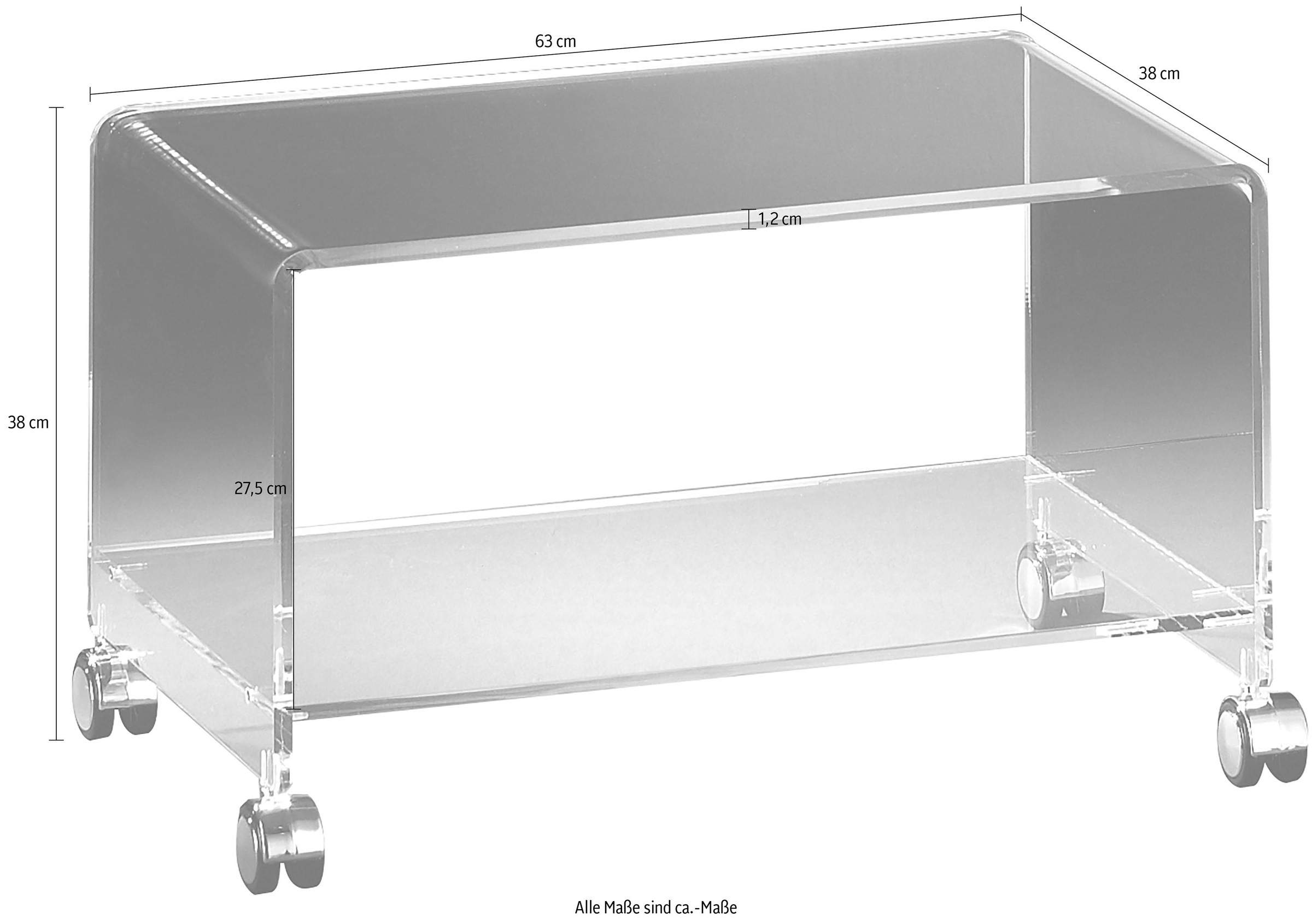 PLACES OF STYLE TV-Bank »Remus« aus Acrylglas
