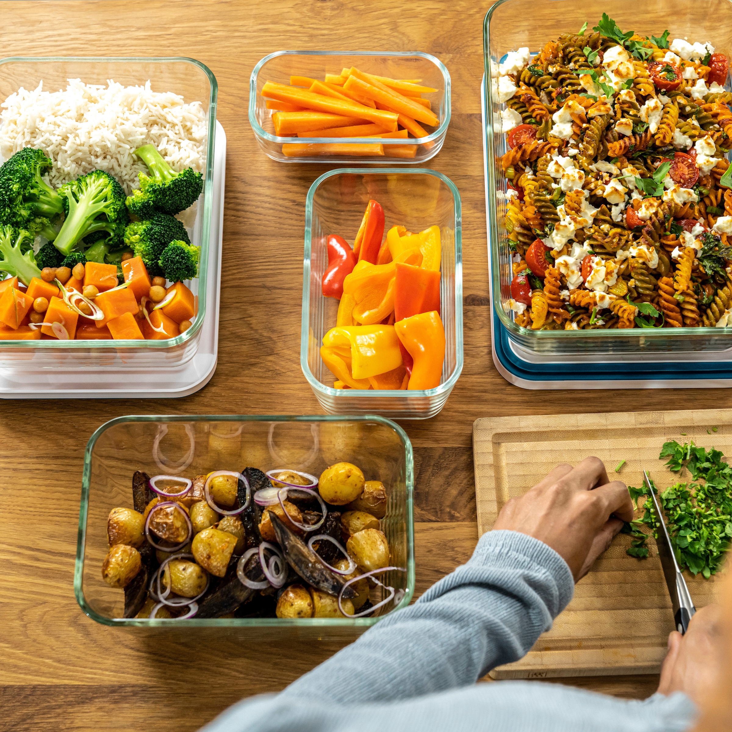 Zwilling Vakuumbehälter »Fresh & Save, Aufbewahrungssystem« Vakuum Starterset für Lebensmittel, Glas, Spülmaschinenegeeignet