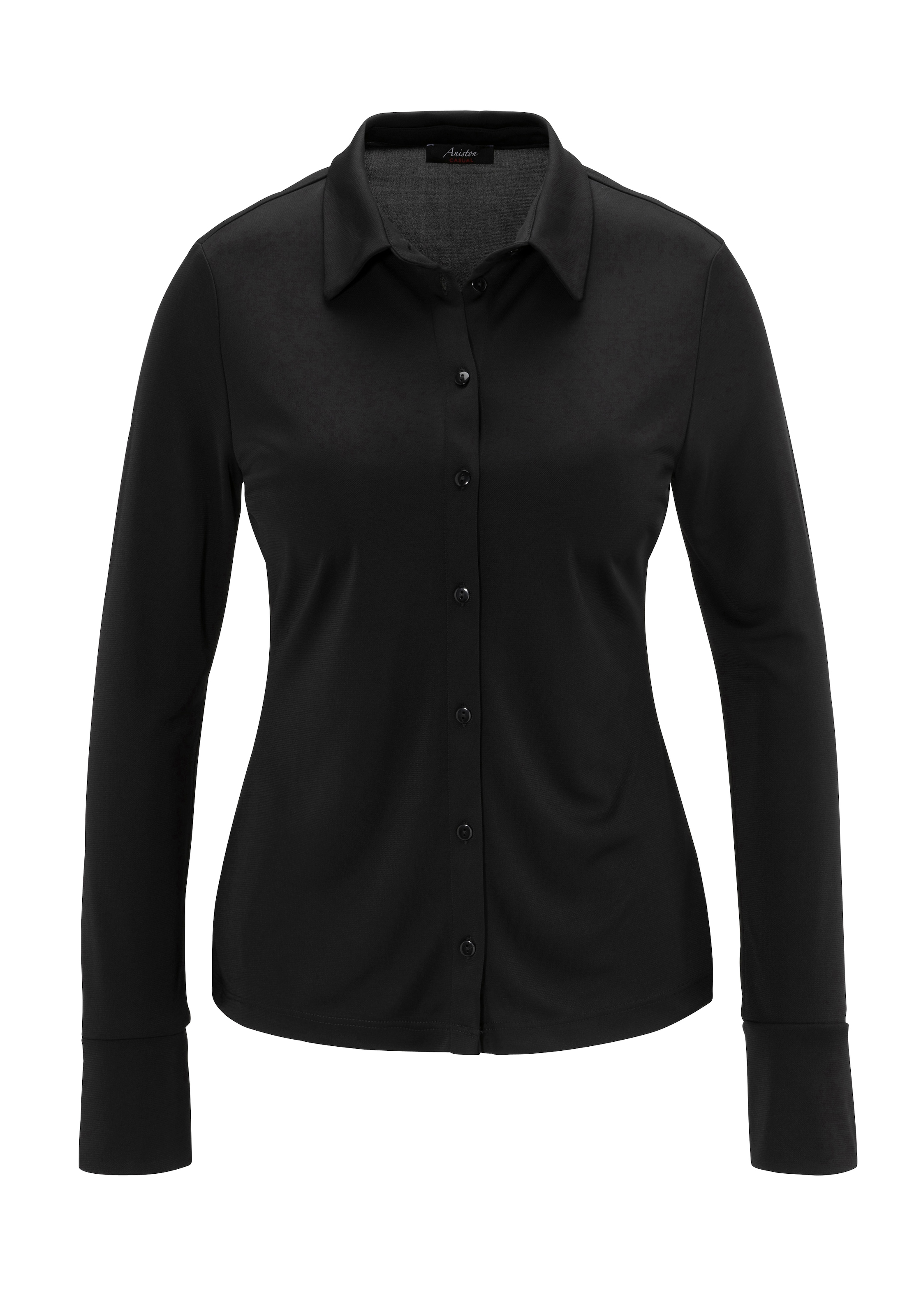 Aniston CASUAL Hemdbluse, in bei Jersey-Crepé-Qualität strukturierter online