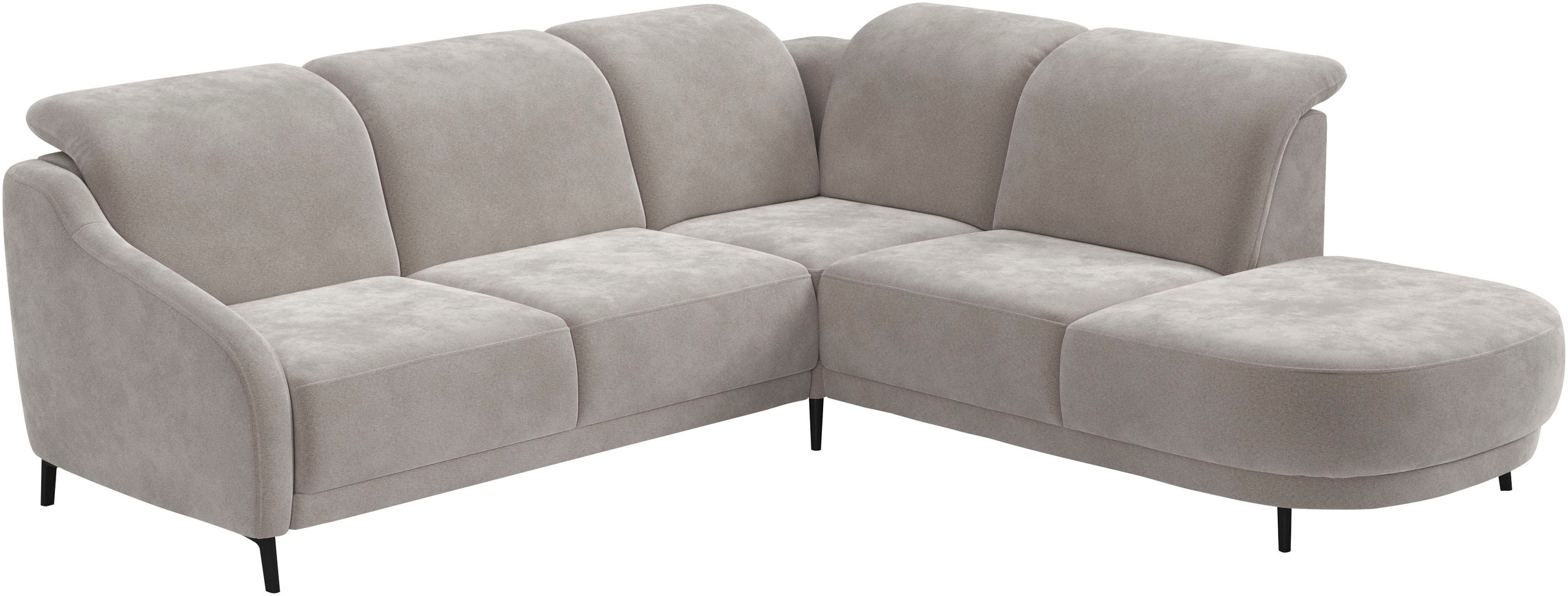 sit&more Ecksofa »Blues L-Form«, wahlweise mit Klapptisch und USB