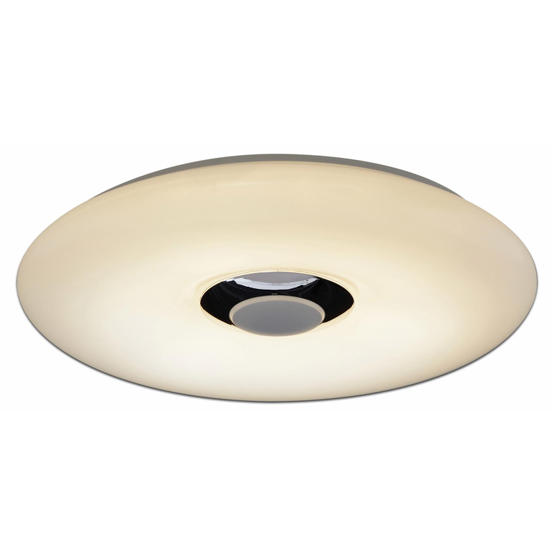 NÄVE LED Deckenleuchte »NASHVILLE« LED-Board Kaltweiß Warmweiß Deckenleuchte "Nashville", RGB-Farbwechsler, dimmbar, Bluetoothspeaker...