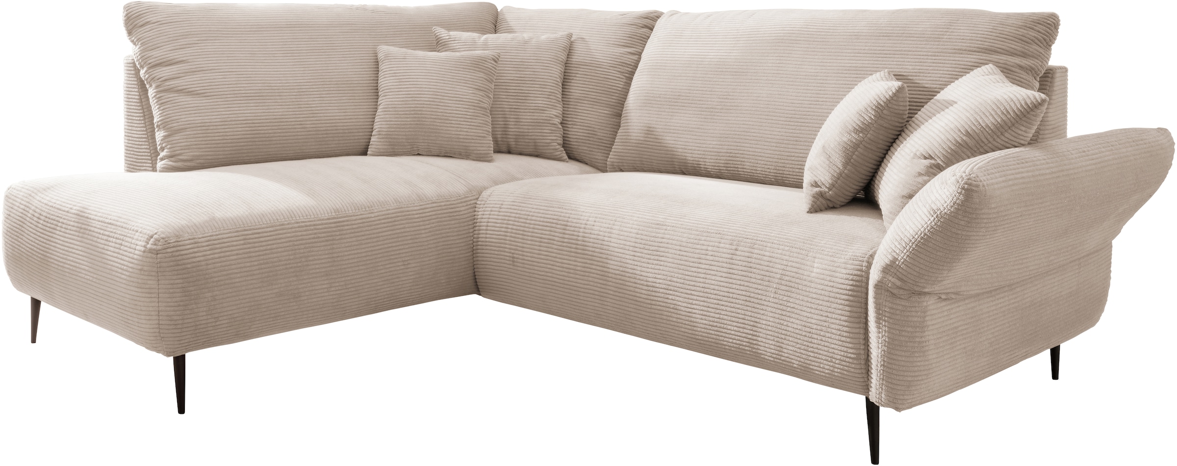 INOSIGN Ecksofa »Vanilla L-Form«, Armlehnenfunktion günstig online kaufen