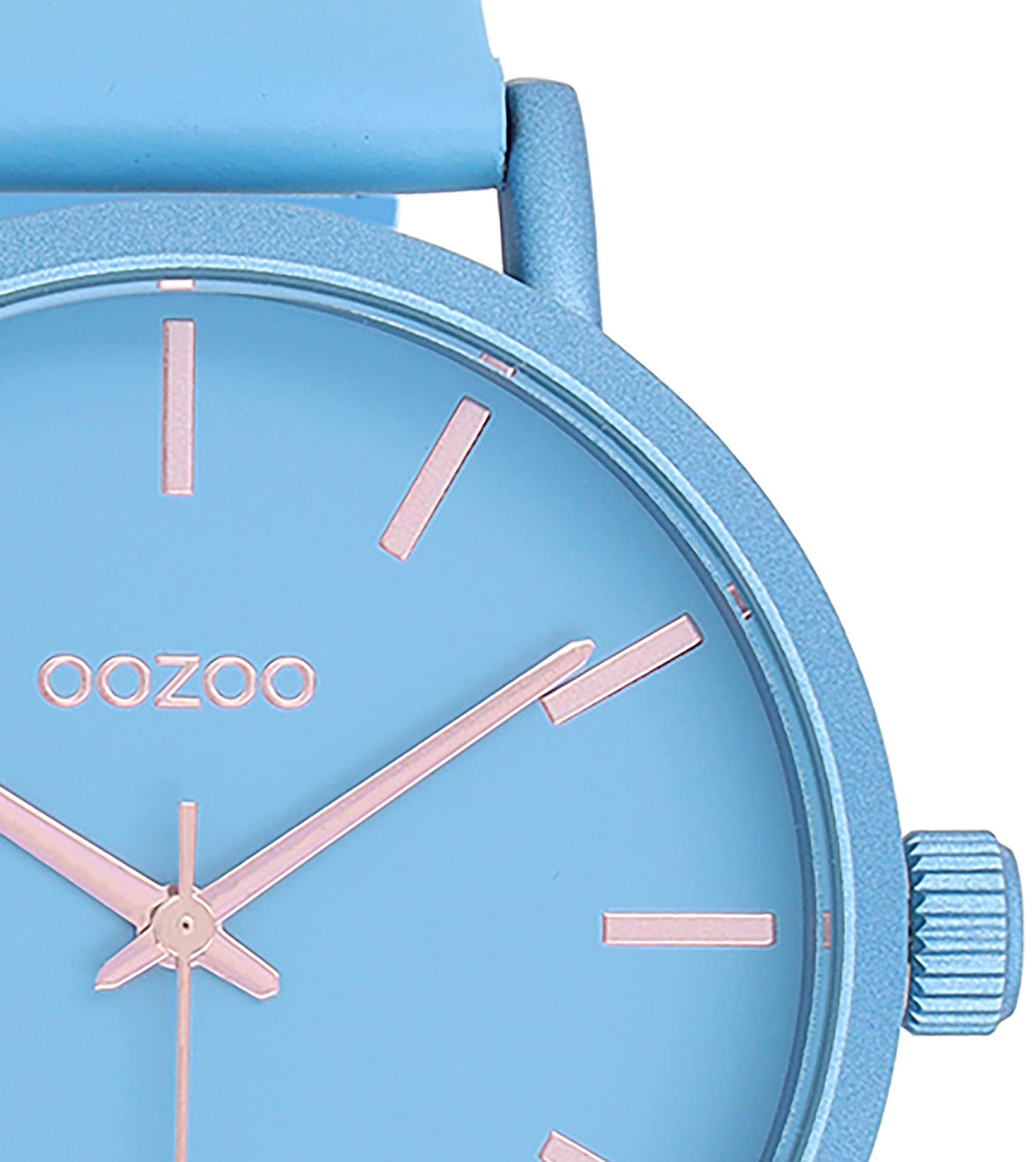 OOZOO Quarzuhr, Armbanduhr, Damenuhr, Herrenuhr, Lederarmband