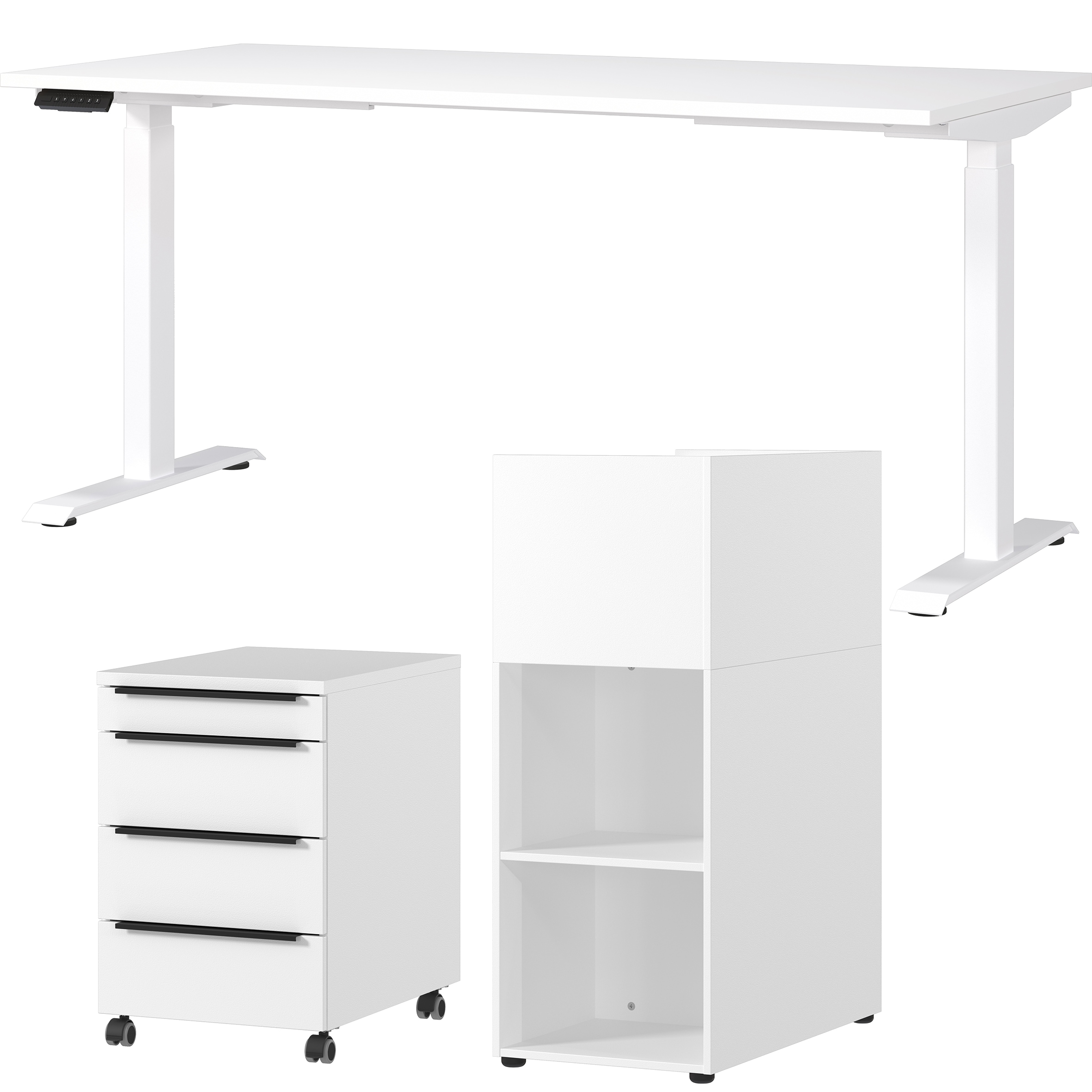 GERMANIA Büromöbel-Set »Mailand« 3 Stk. tlg. inkl. Schreibtisch, Rollcontai günstig online kaufen