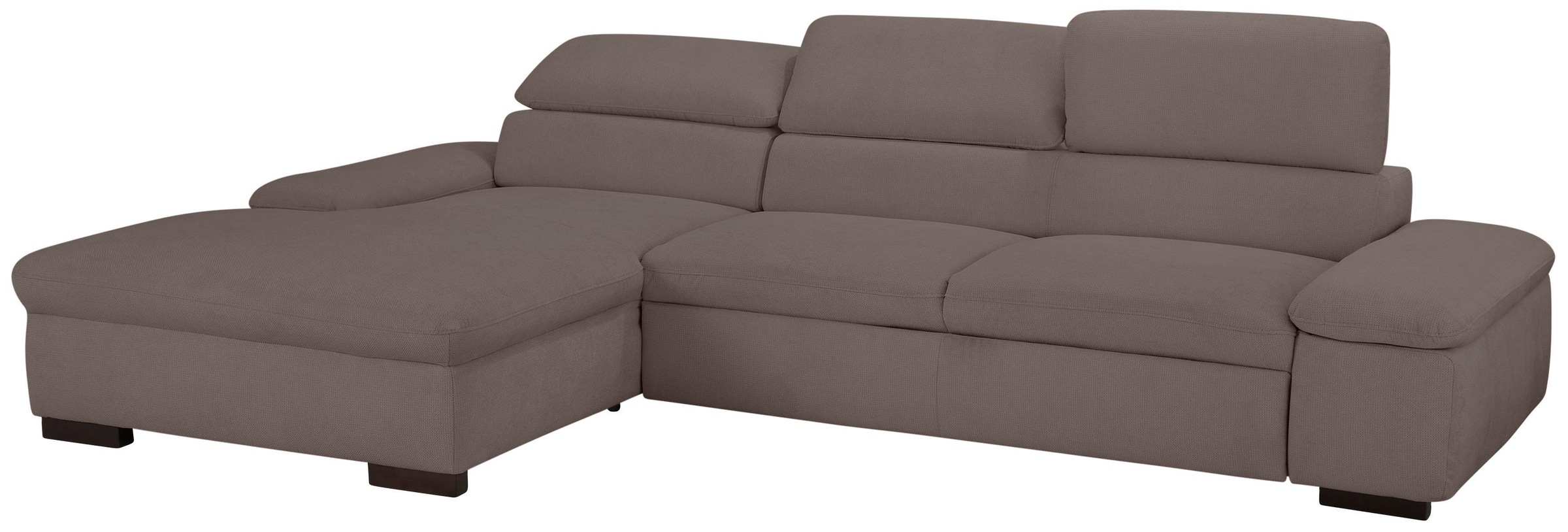 Home affaire Ecksofa »Alberto L-Form«, mit Kopfteilverstellung, wahlweise mit Bettfunktion
