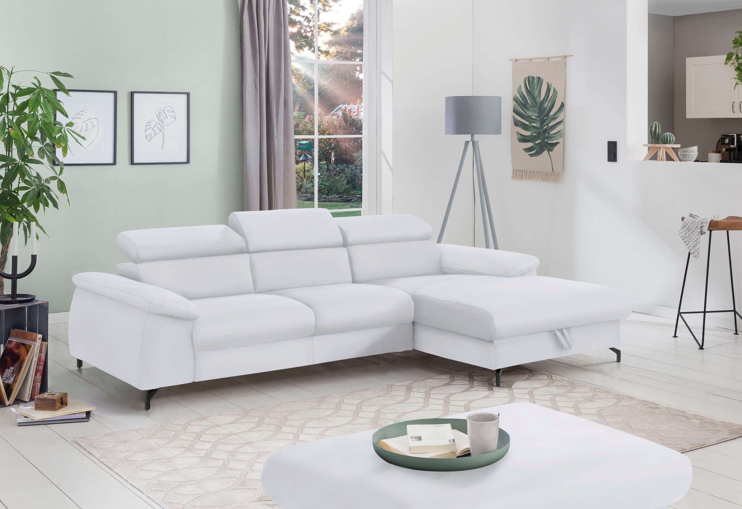 COTTA Polstergarnitur »Kitty L-Form, B: 242 bzw. 100 cm (Set: Ecksofa & Hoc günstig online kaufen