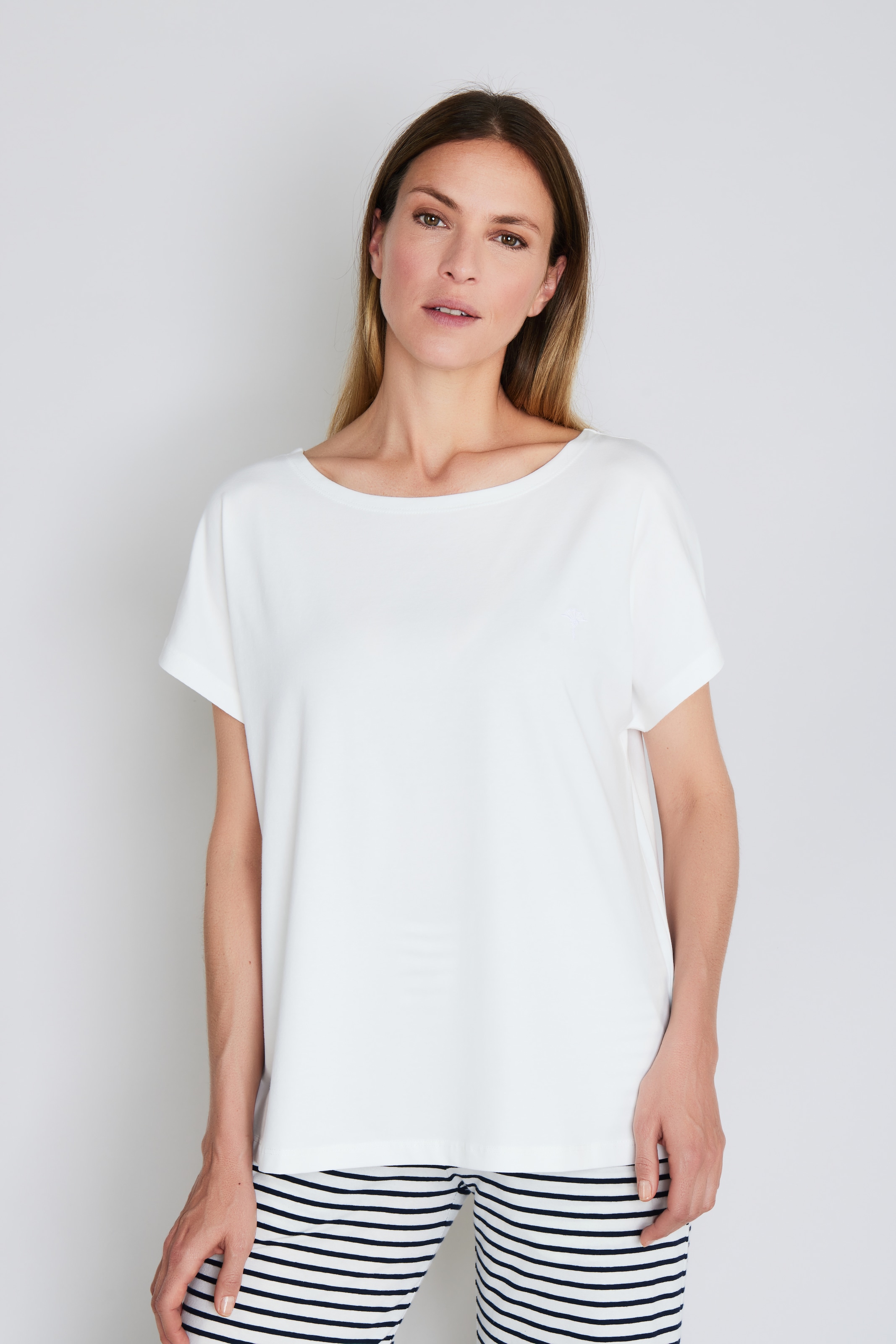 JOOP! T-Shirt »Cosy« Rundhalsausschnitt, kurzärmelig, Cotton-Stretch