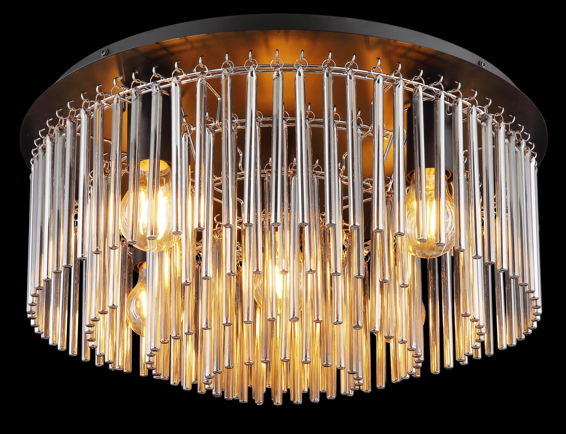 GLOBO LIGHTING Deckenleuchte »GORLEY«, Leuchtmittel E27 | ohne Leuchtmittel, Design Glasstäbe, Deckenlampe, Wohnzimmer, Esszimmer