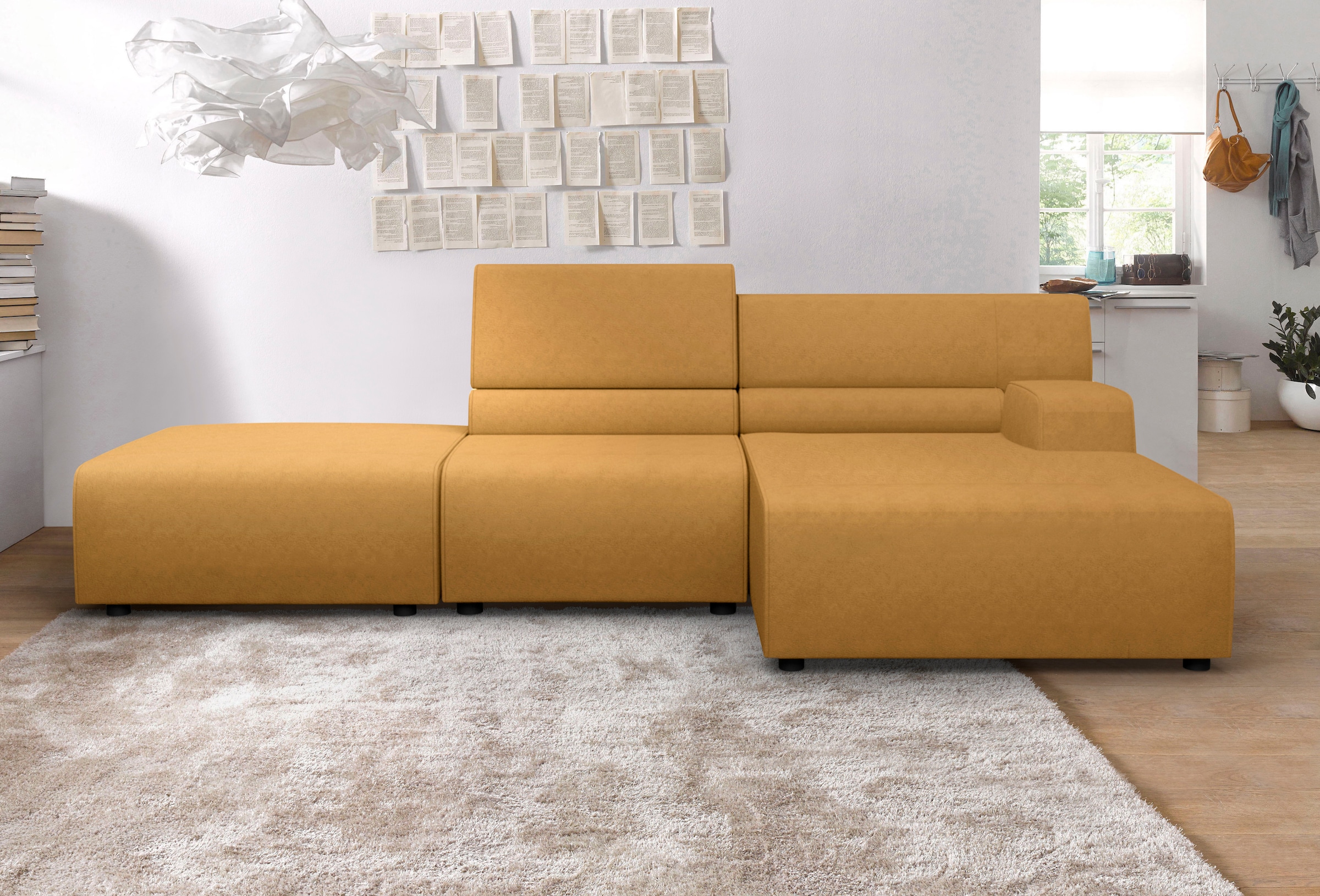 Egoitaliano Ecksofa »Babouche, Designsofa mit außergewöhnlichem Sitzkomfort günstig online kaufen