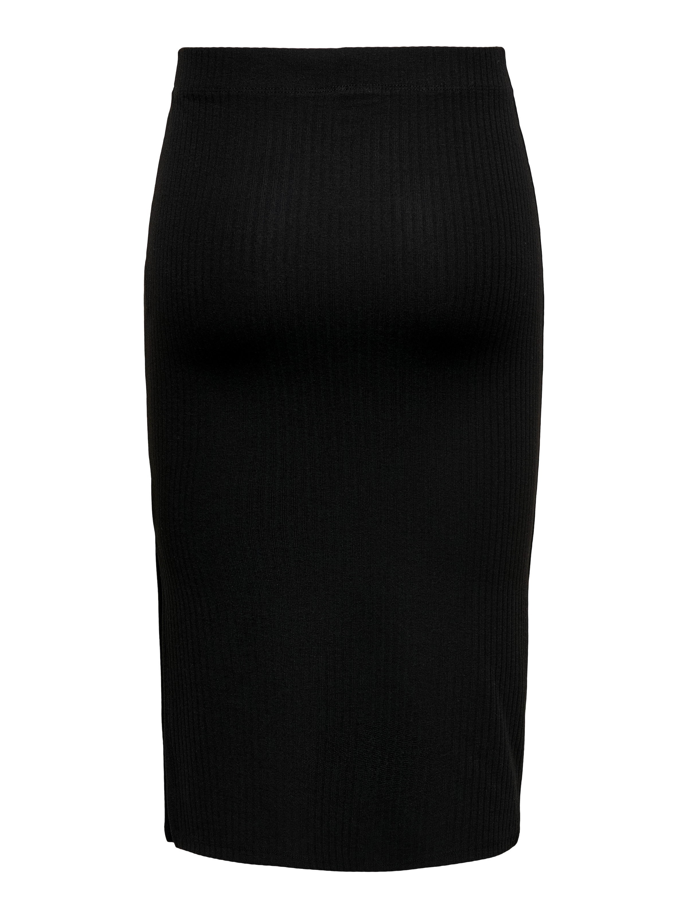 ONLY Jerseyrock »ONLEMMA – Bleistiftrock mit Stretch und Seitenschlitz«, regular fit, casual, Jersey, Materialmix
