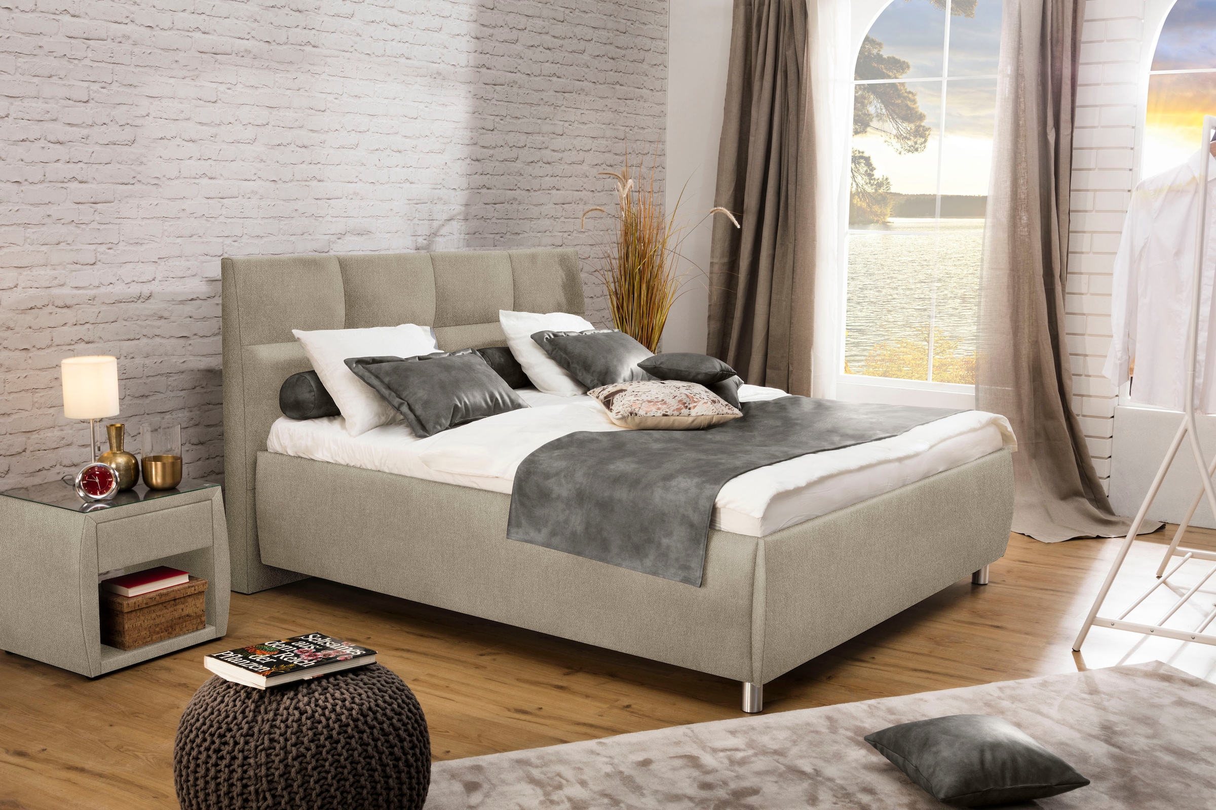 alina Polsterbett "Nadina" wahlweise mit Matratze und Lattenrost, in versch günstig online kaufen