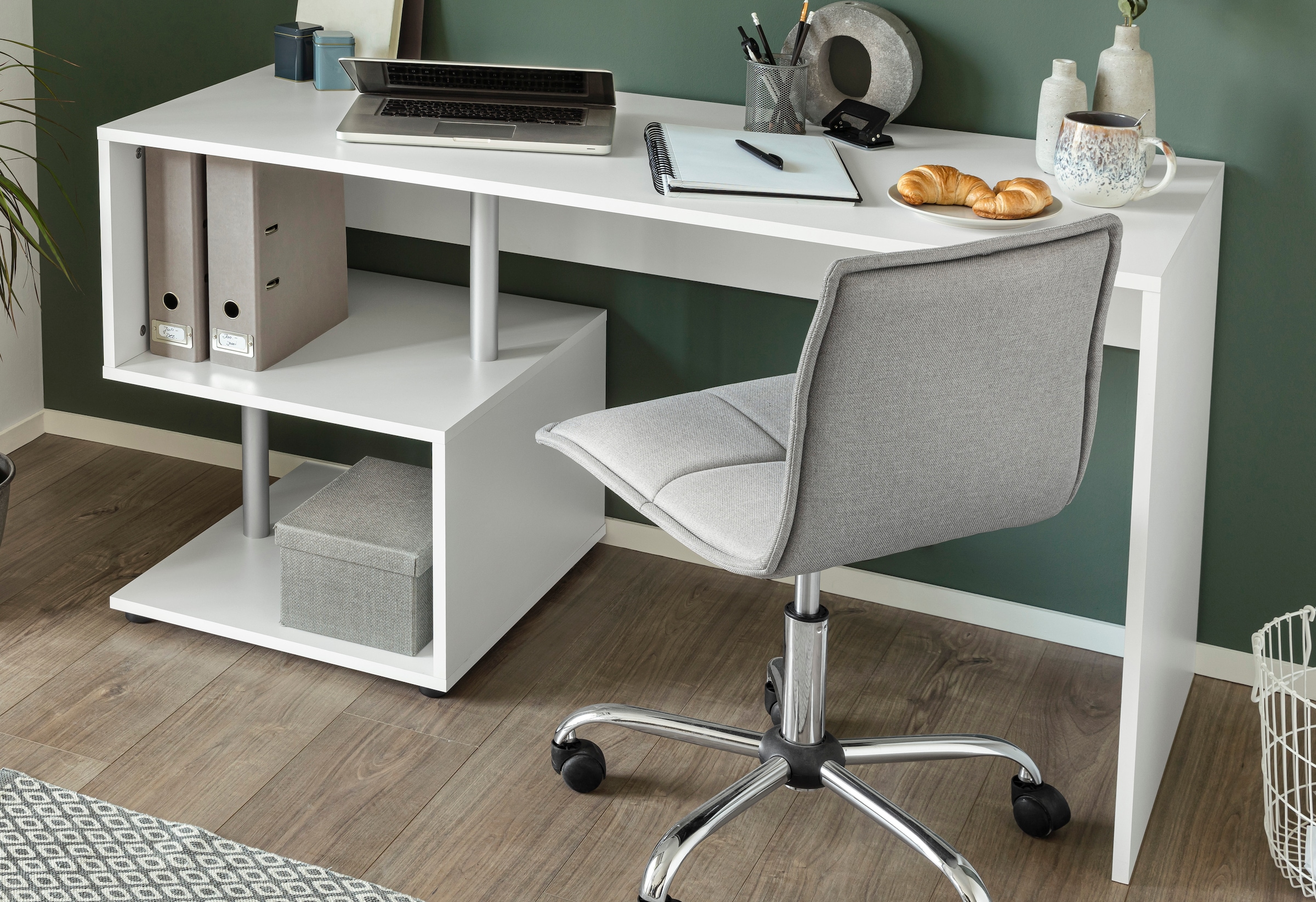 VOGL Möbelfabrik Schreibtisch »Essy« mit offenen Elementen günstig online kaufen