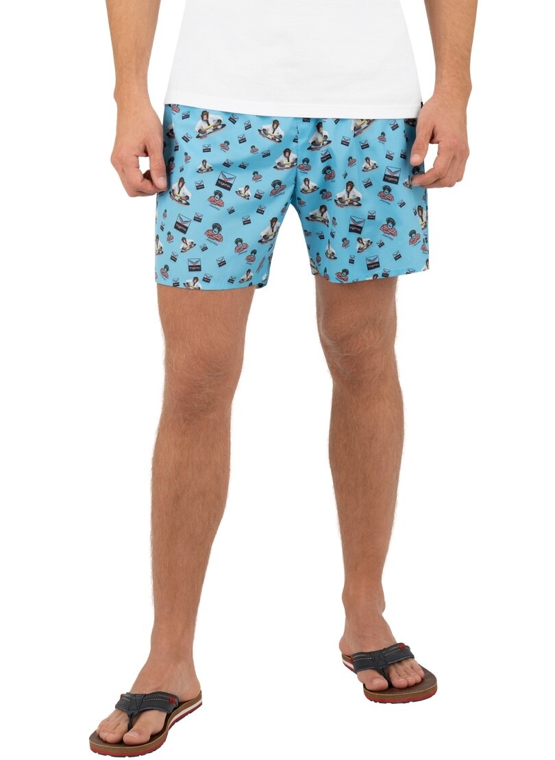 Bild von Trigema Shorts »TRIGEMA Bade-/Freizeitshorts mit Druckmotiv«, (1 tlg.)