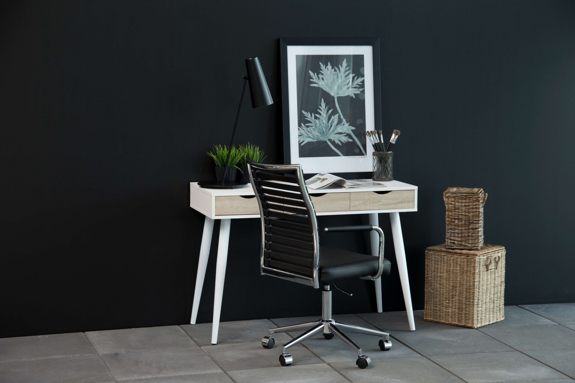 ACTONA GROUP Schreibtisch »Neptun«, Bürotisch, Arbeitstisch, mit 3 Schublad günstig online kaufen