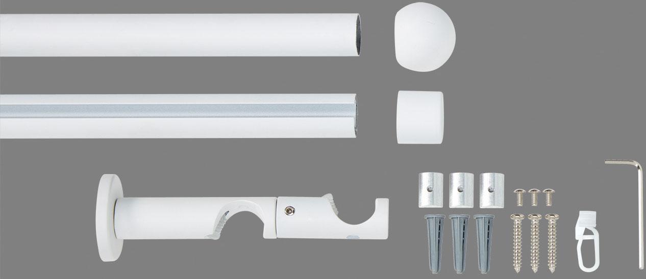 Good Life Kombi-Vorhangstange »Bola« Ø 20 mm 2 läufig-läufig Fixmaß günstig online kaufen