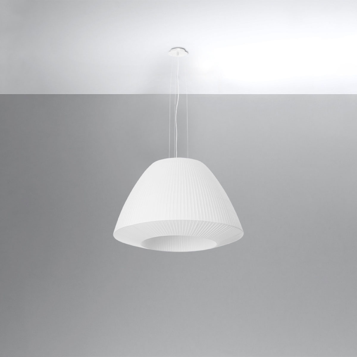 SOLLUX lighting Kronleuchter »BELLA«, 3 flammig, Leuchtmittel E27 | ohne Leuchtmittel, Slush -Einstellung