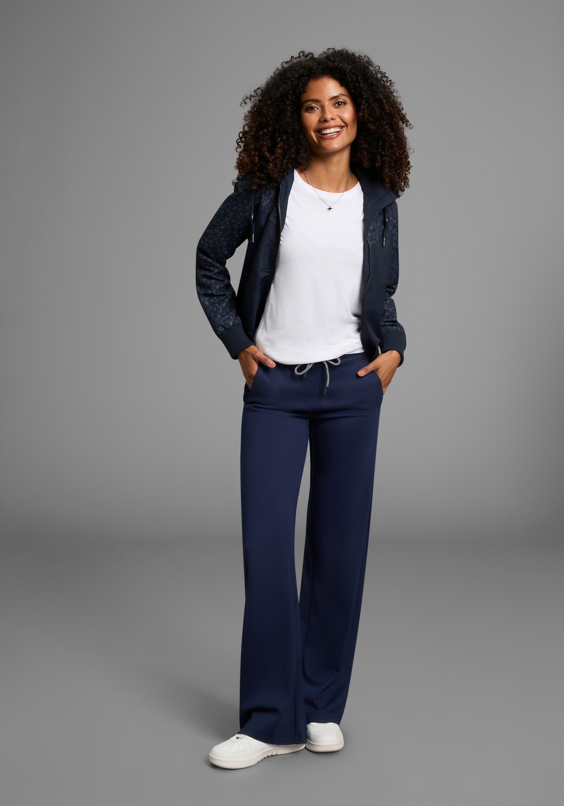 KangaROOS Funktionsjacke mit Kapuze Übergangsjacke, Blouson mit Print