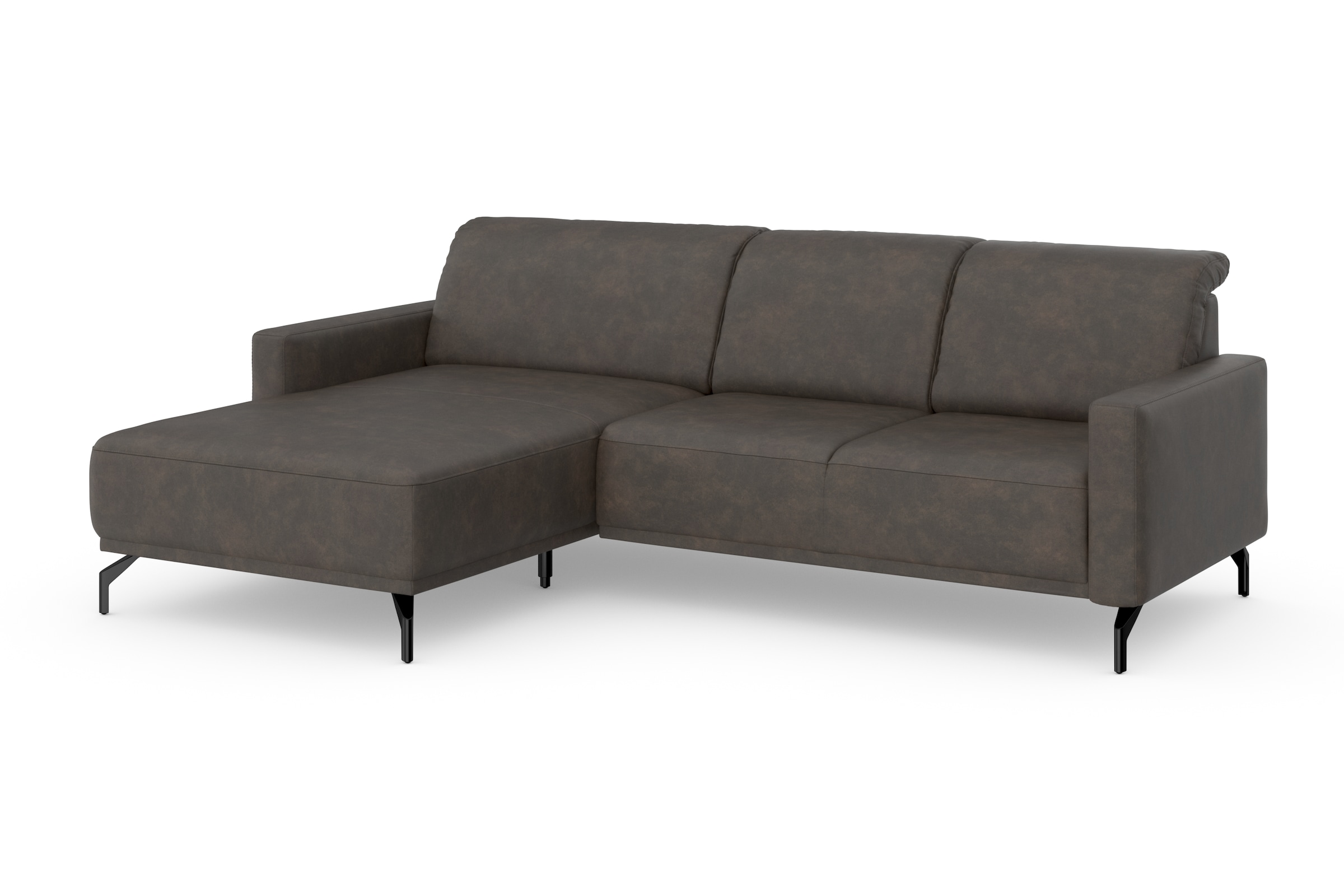 sit&more Ecksofa »Bailando L-Form«, wahlweise mit Kopfteilverstellung und Vorziehsitz, motorisch