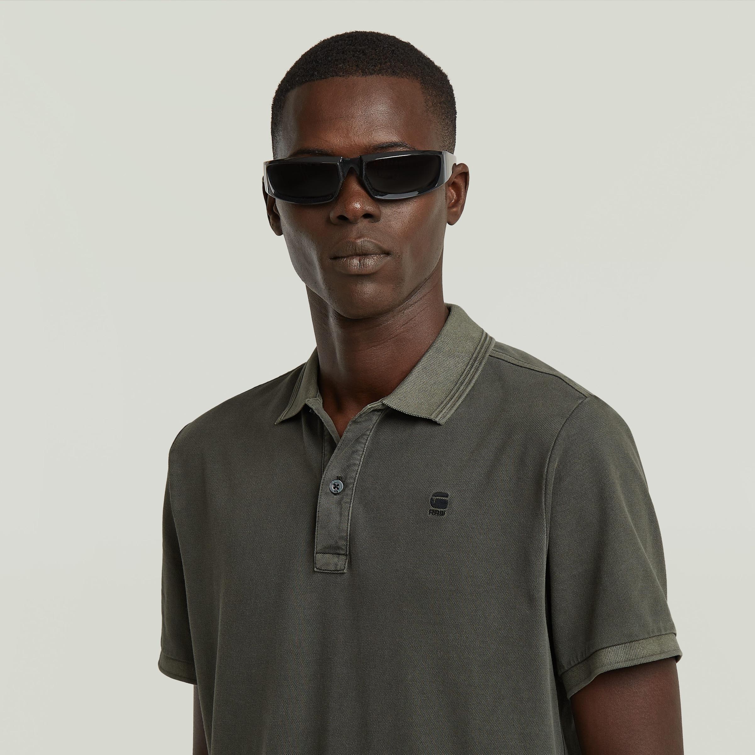 G-STAR Poloshirt »Dunda slim fit«, Logoprägung auf der Brust