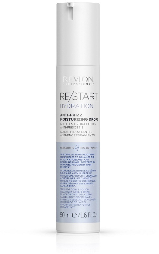 REVLON PROFESSIONAL Haarserum »Re/Start HYDRATION Anti-Frizz Moisturizing Drops 50 ml« Sorgt für Feuchtigkeit, Glätte und Glanz bei krausem,...