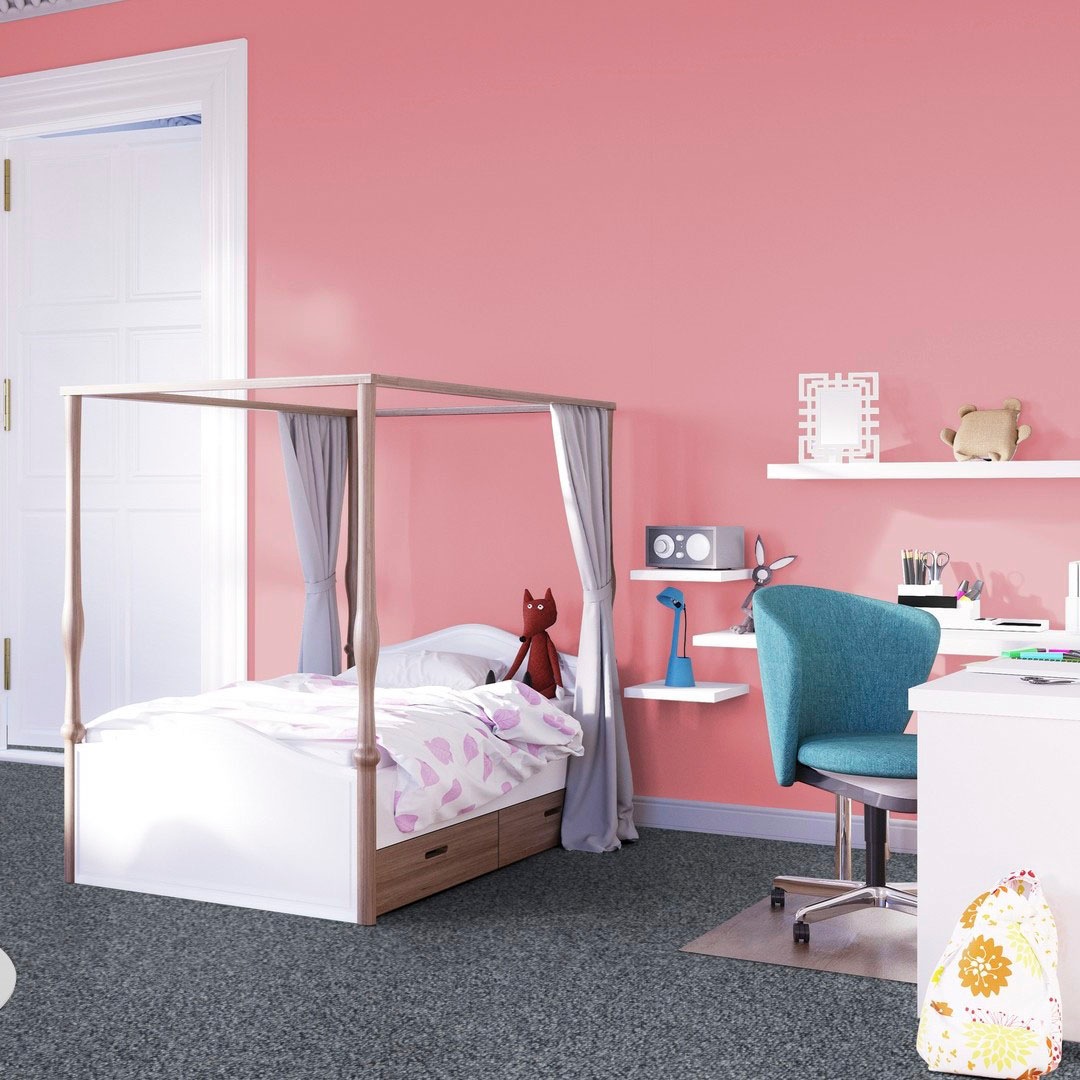 Bodenmeister Teppichboden »Baltic, Schlinge - meliert, Made in Belgium«, rechteckig, 5 mm Höhe, Wohnzimmer, Schlafzimmer, Kinderzimmer, Breite 400/500 cm