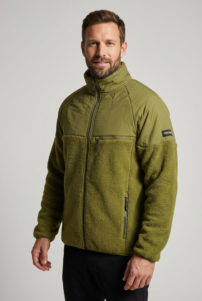 Icepeak Fleecejacke »MANTON« 1 Stk. tlg. für Erwachsene, sportlicher Stil, mit Reißverschlusstaschen