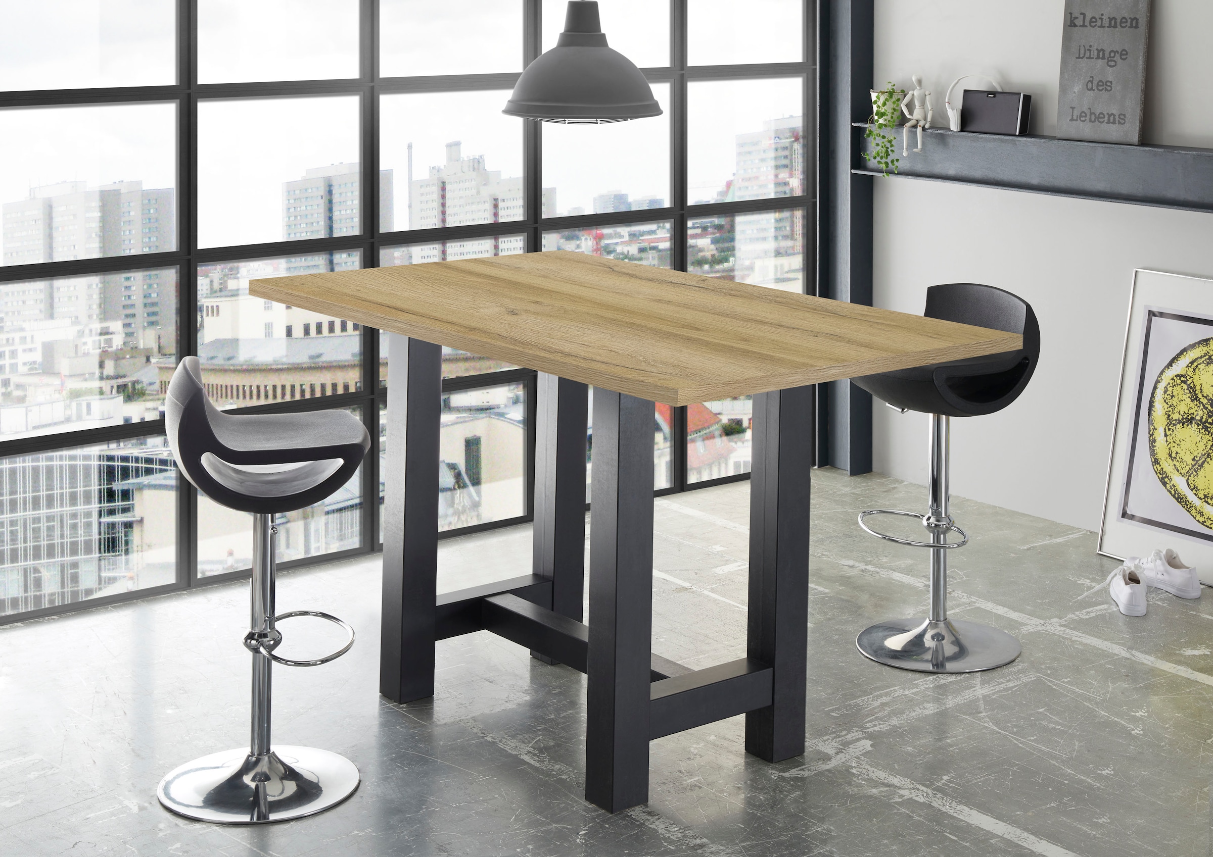 Mäusbacher Bartisch, Gestell in U-Form (Breite 120, 140 oder 160 cm) günstig online kaufen