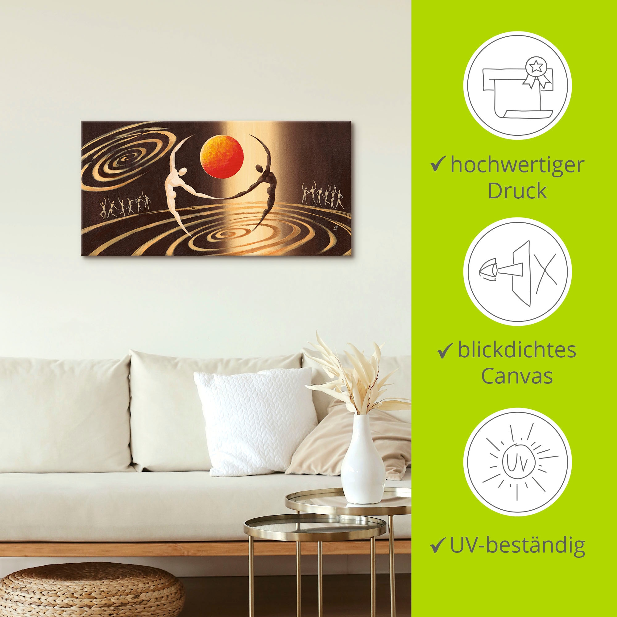 Artland Wandbild »Über dem Universum«, Paar, (1 St.), als Alubild, Outdoorbild, Leinwandbild, Wandaufkleber, versch. Größen