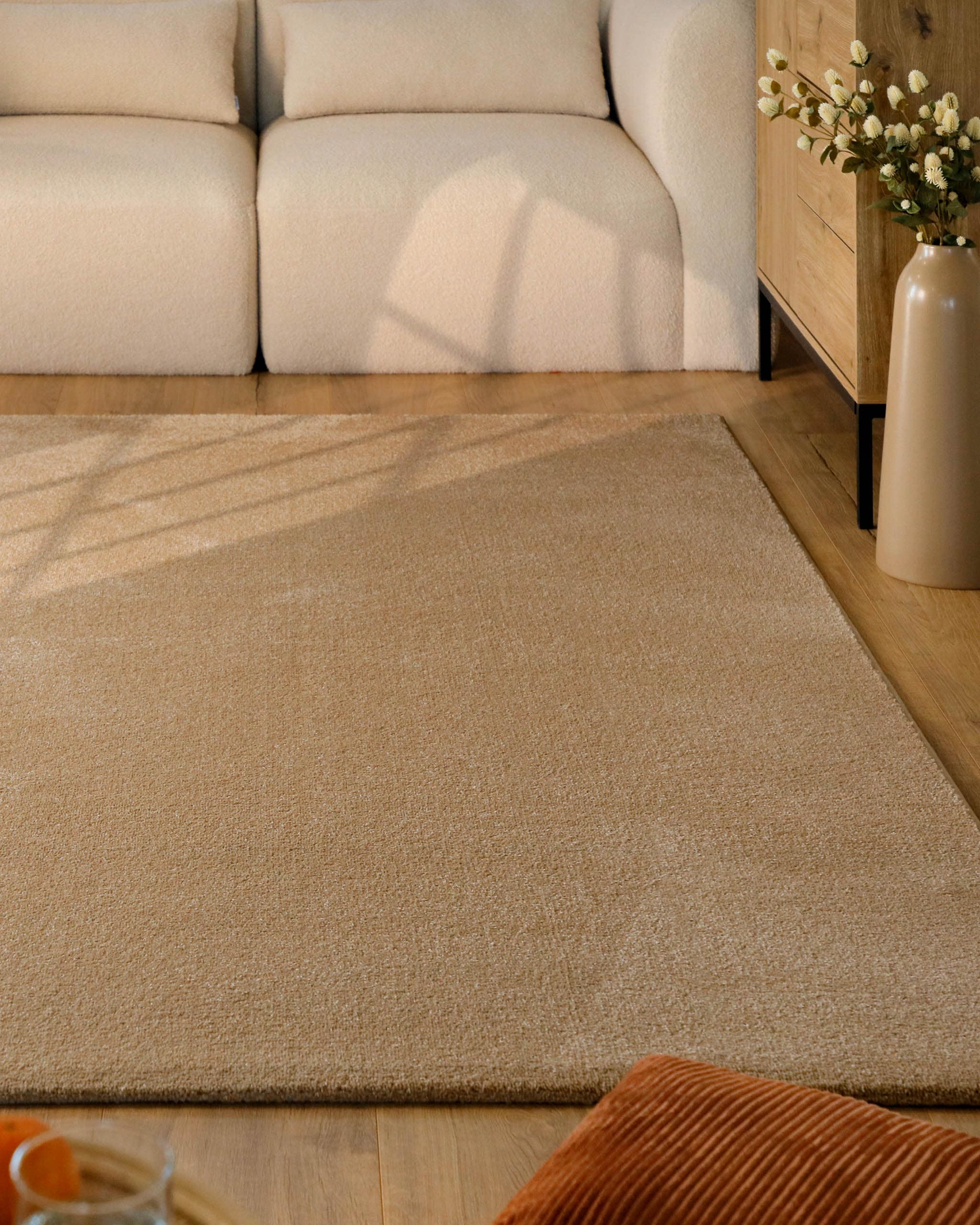 Esprit Teppich »Vegas -  ESPRIT Kollektion« rechteckig 15 mm Höhe Kurzflor, uni, gewebt, pflegeleicht, formstabil, für Fußbodenheizung